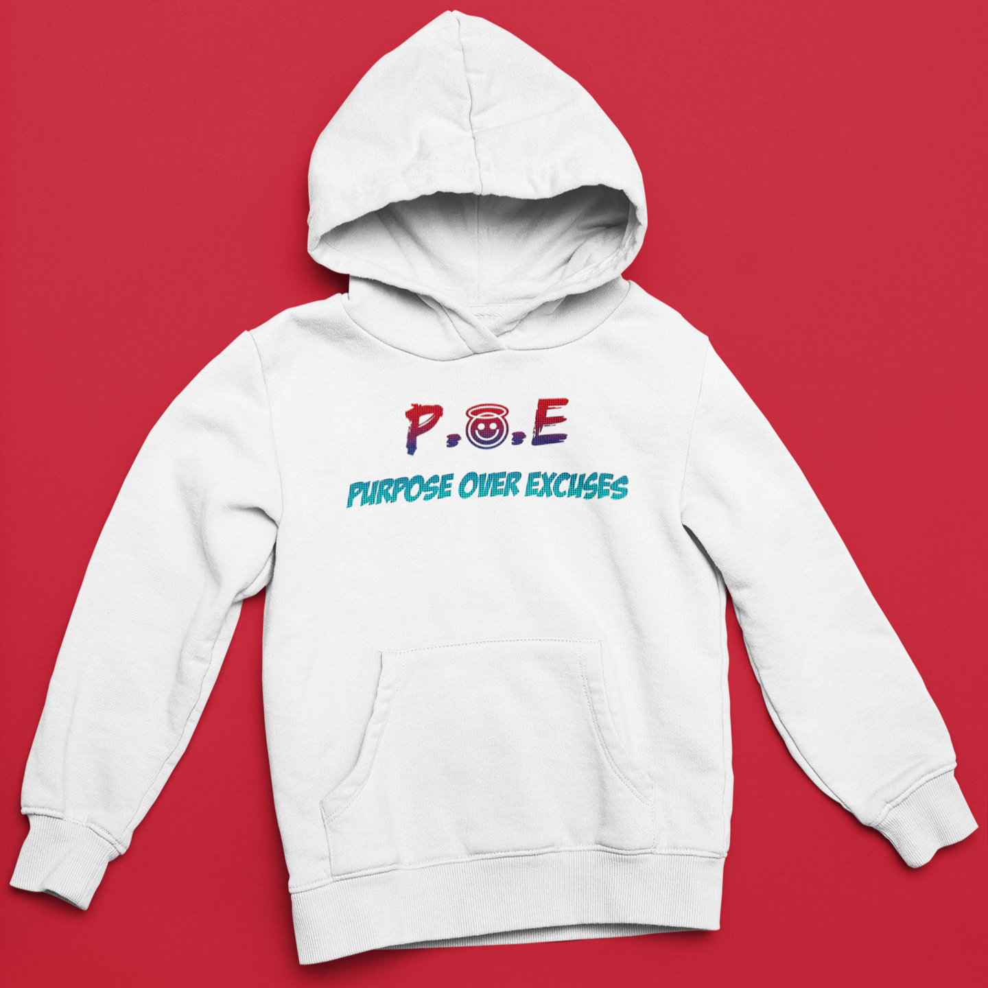 P.O.E Youth Captain Tech Hoodie White (special)