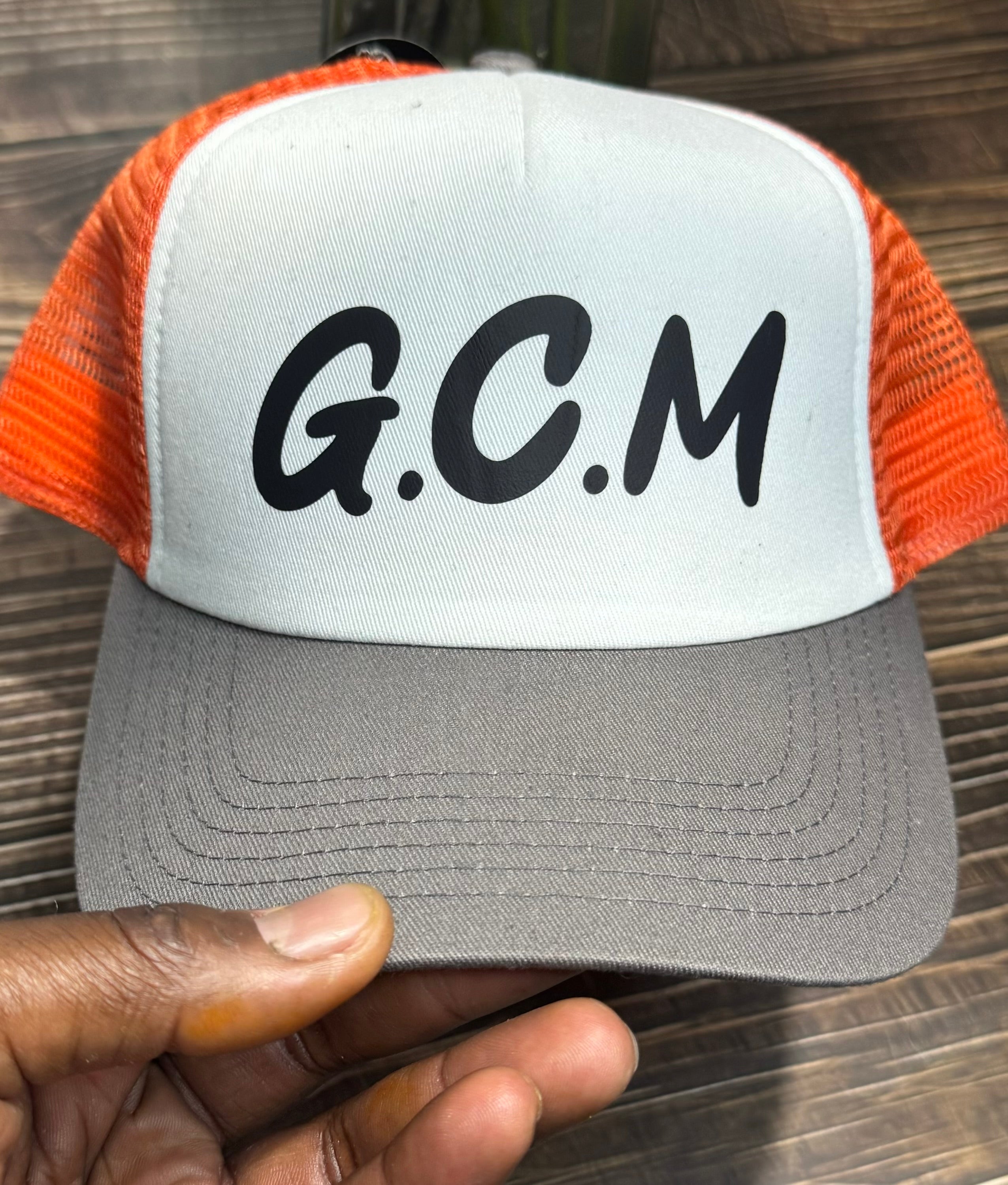 God Cover Me Snapback Grey/Black/White/Orange