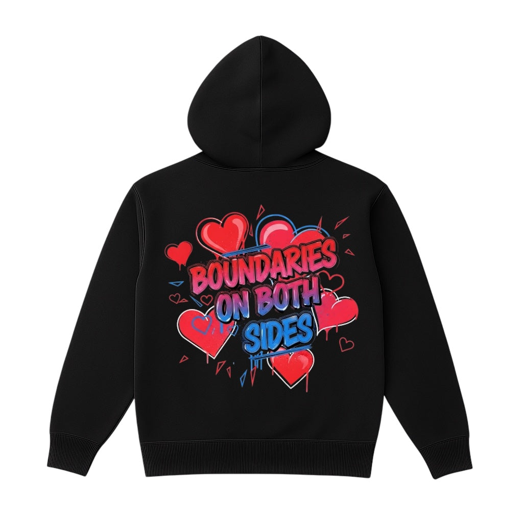 BOUNDARIES ON BOTH SIDES HOODIE
