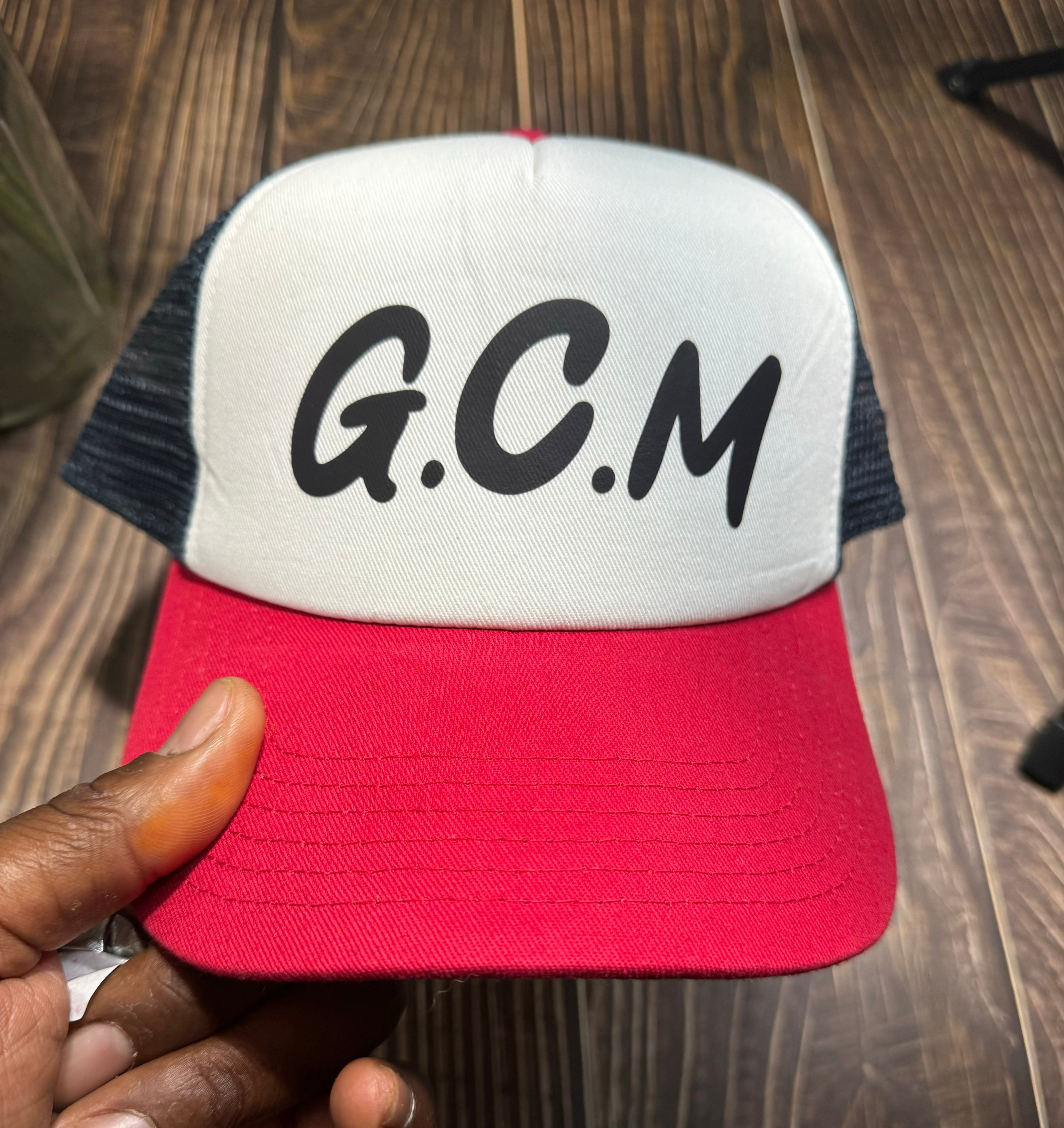 God Cover Me Snapback (White/Black/Red)