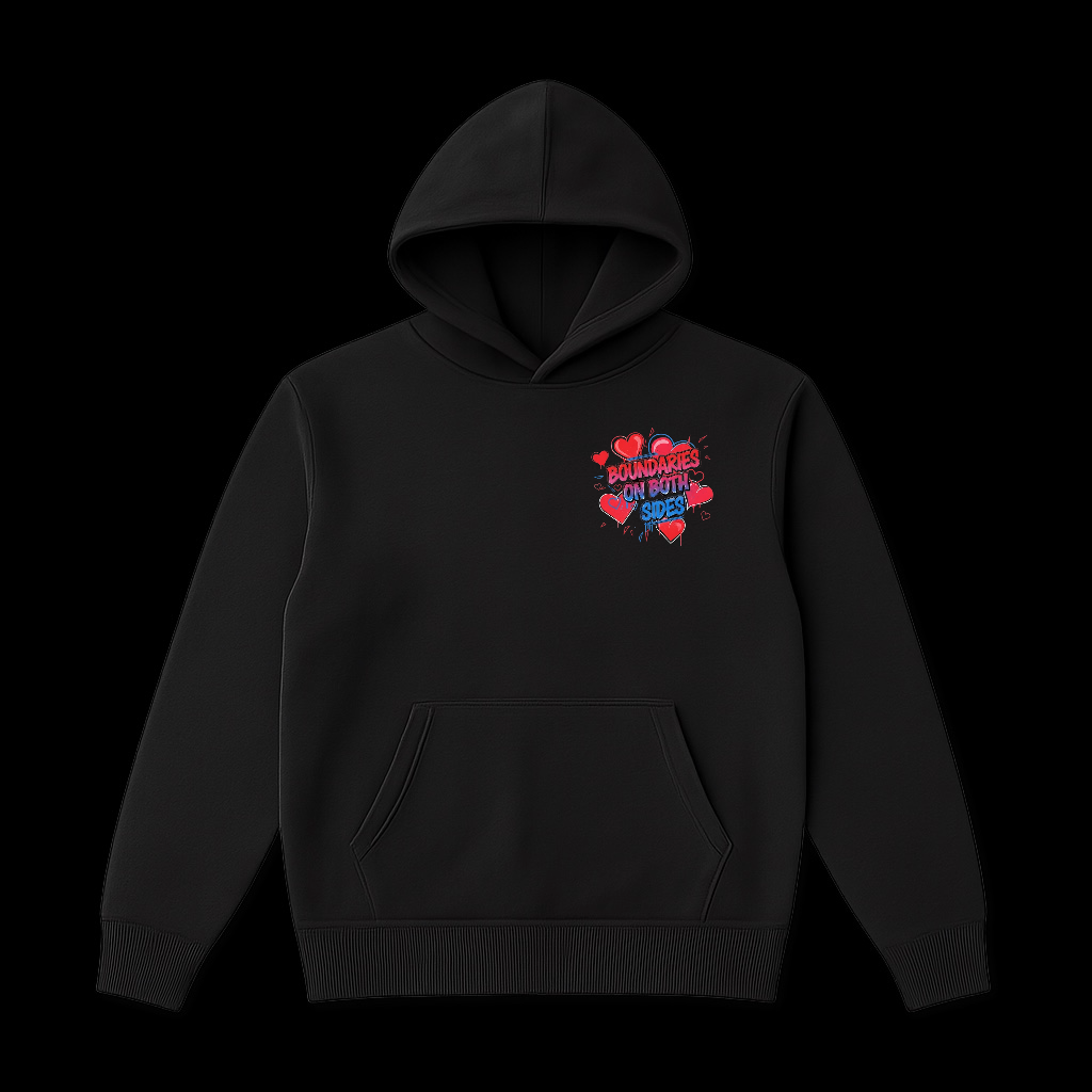 BOUNDARIES ON BOTH SIDES HOODIE