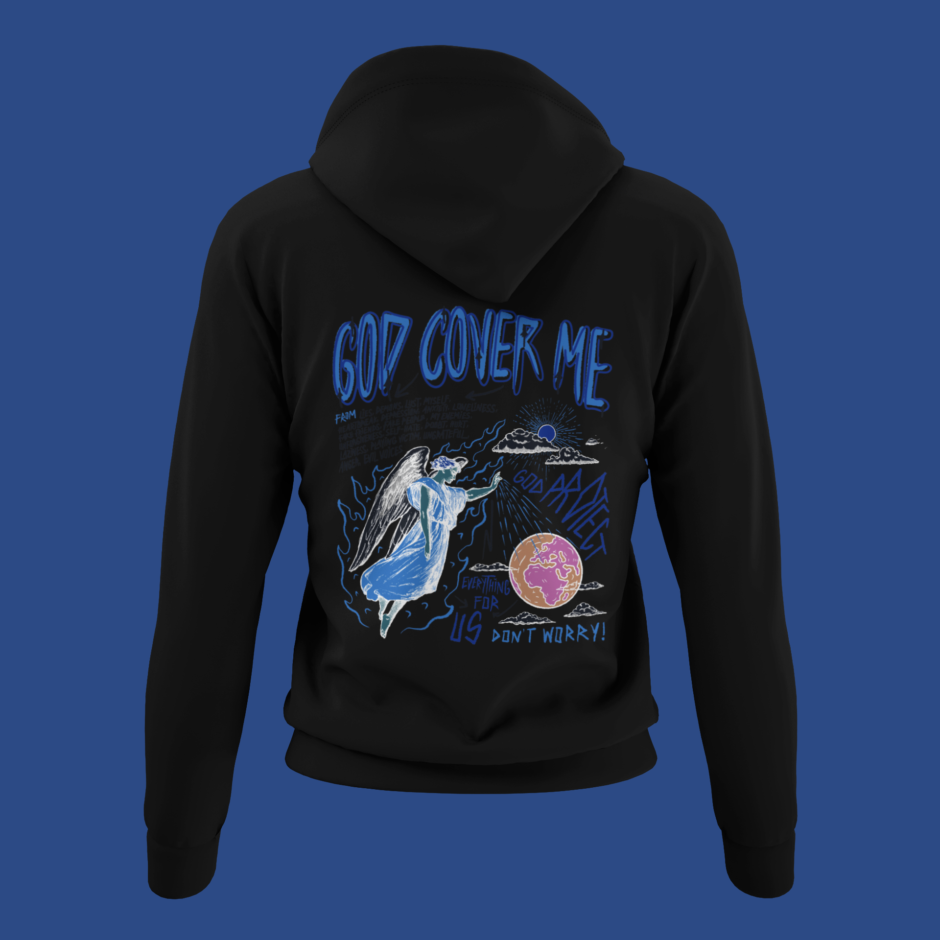 Youth God Cover Me Blue Cover