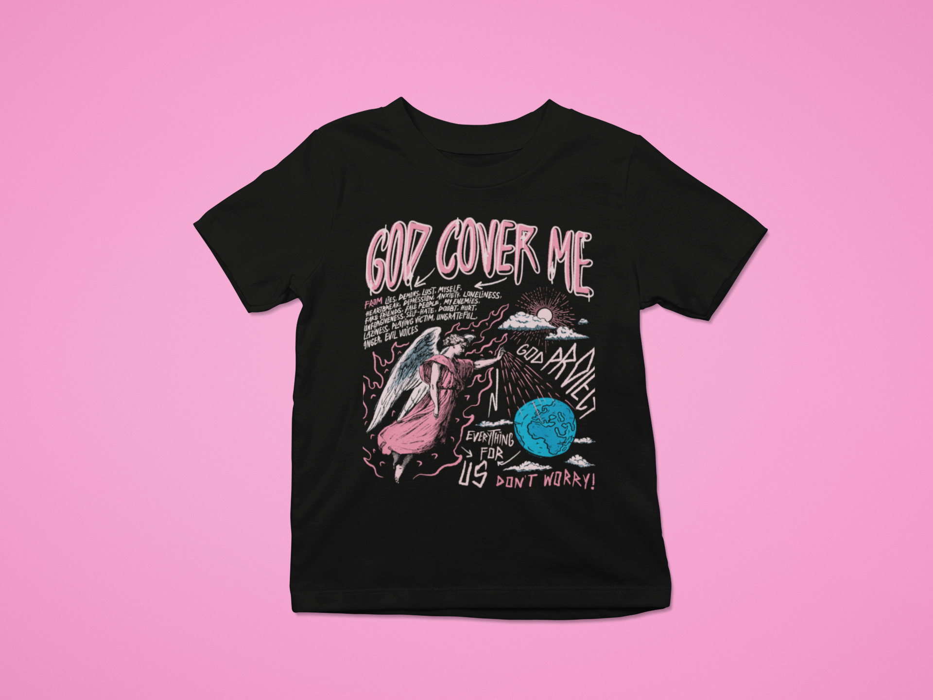 Youth God Cover Me Light Pink