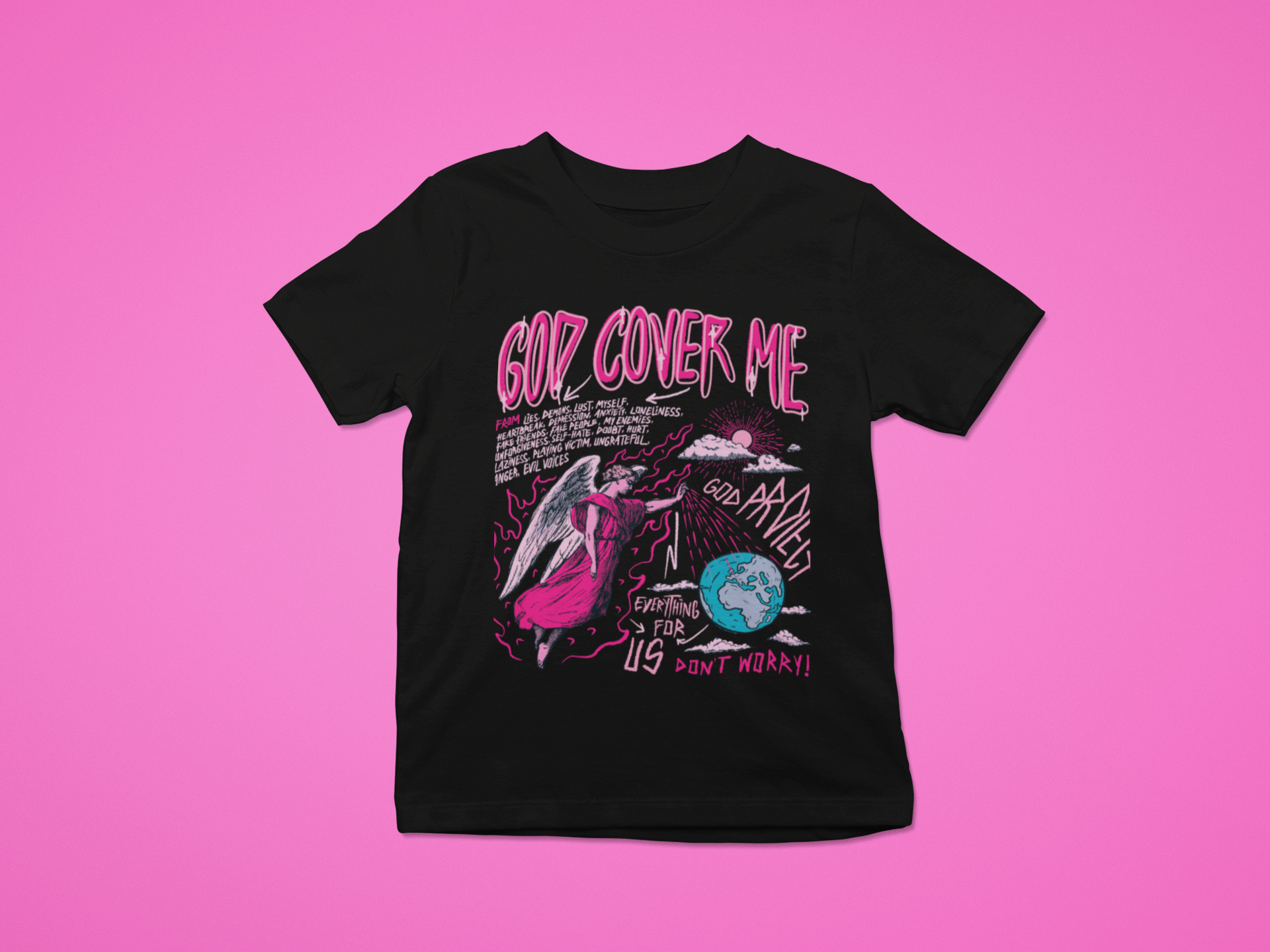 Youth God Cover Me Pink Cover