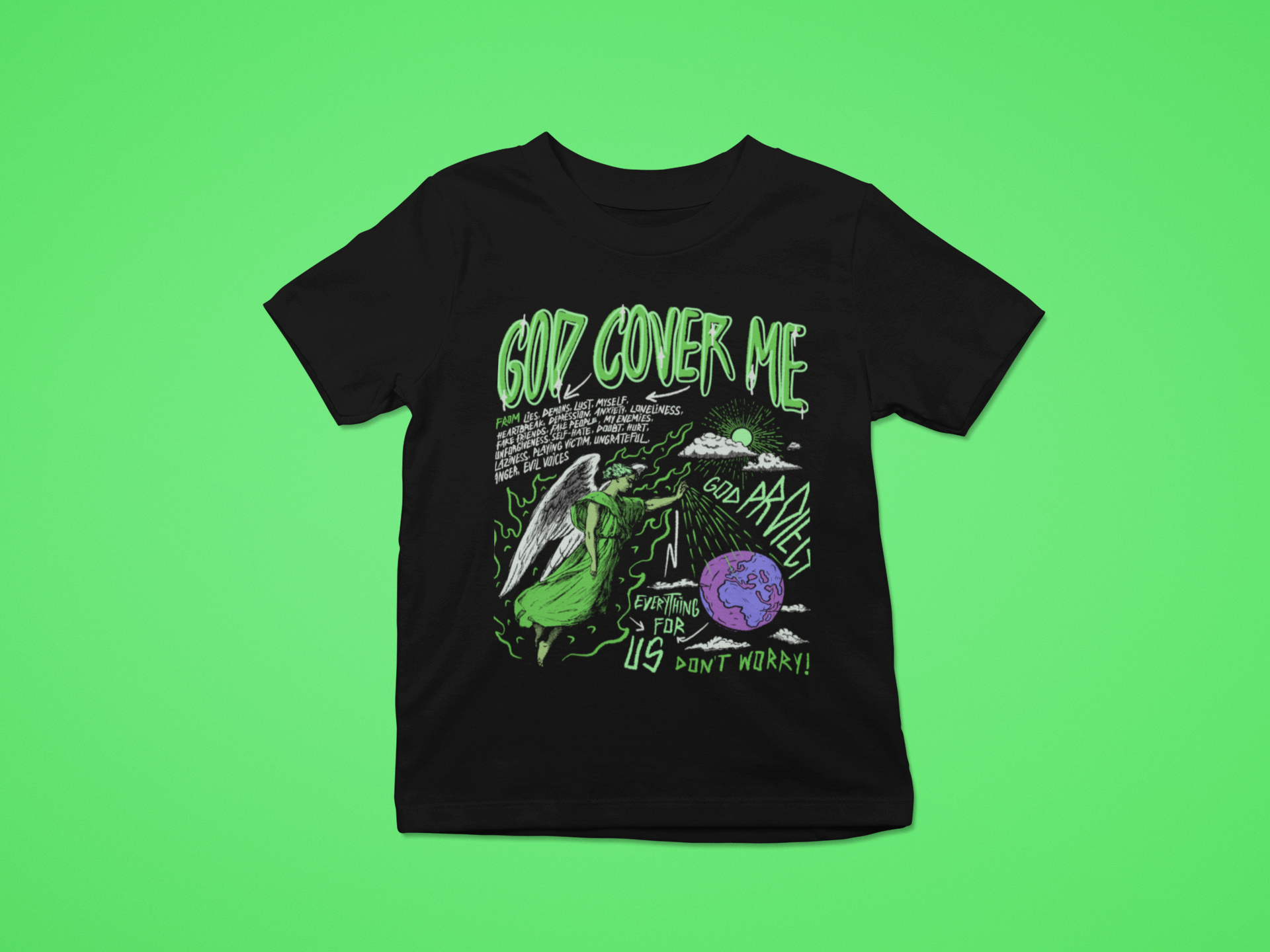 Youth God Cover Me Light Green Cover