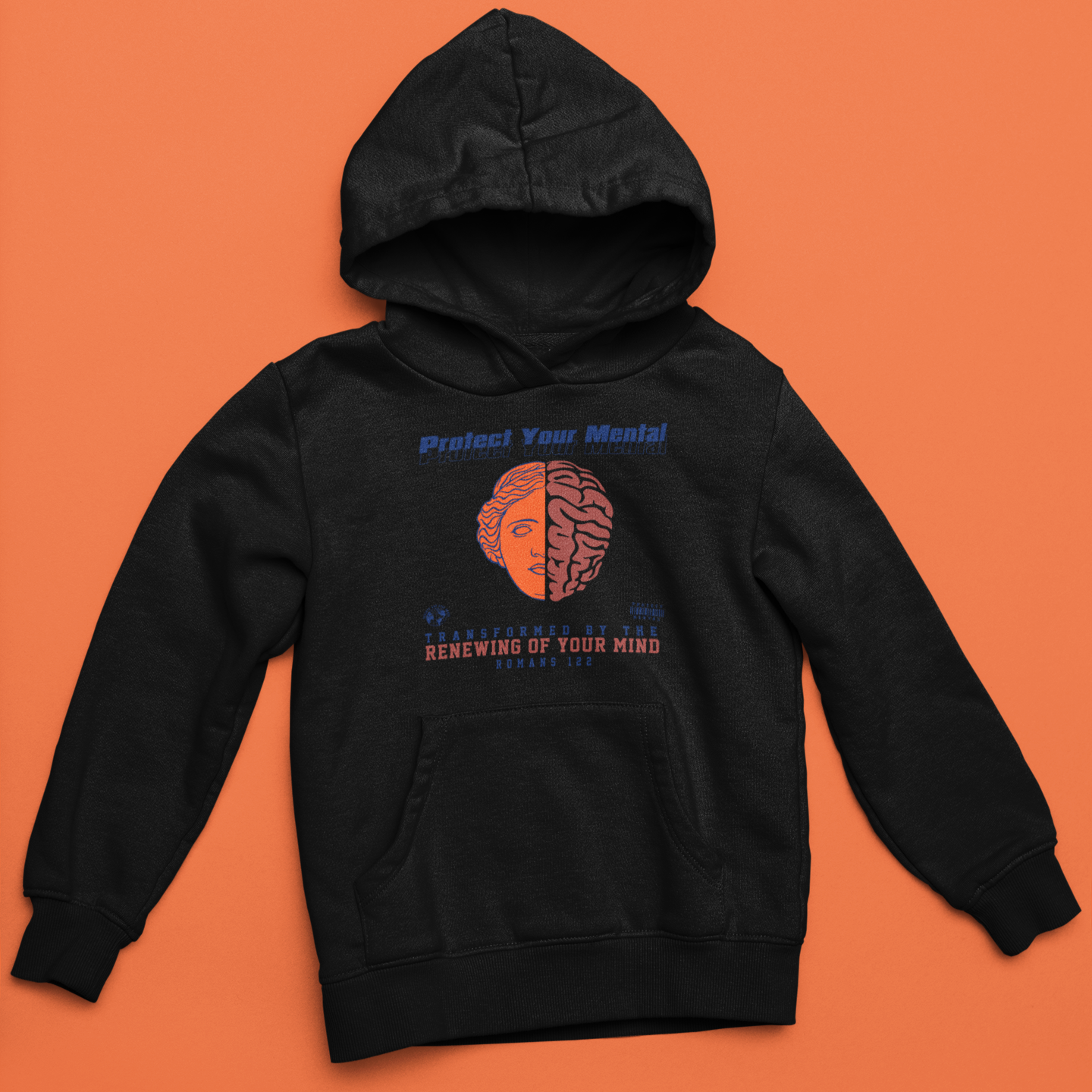 P.Y.M Youth Orange Tidal Hoodie Black (special)