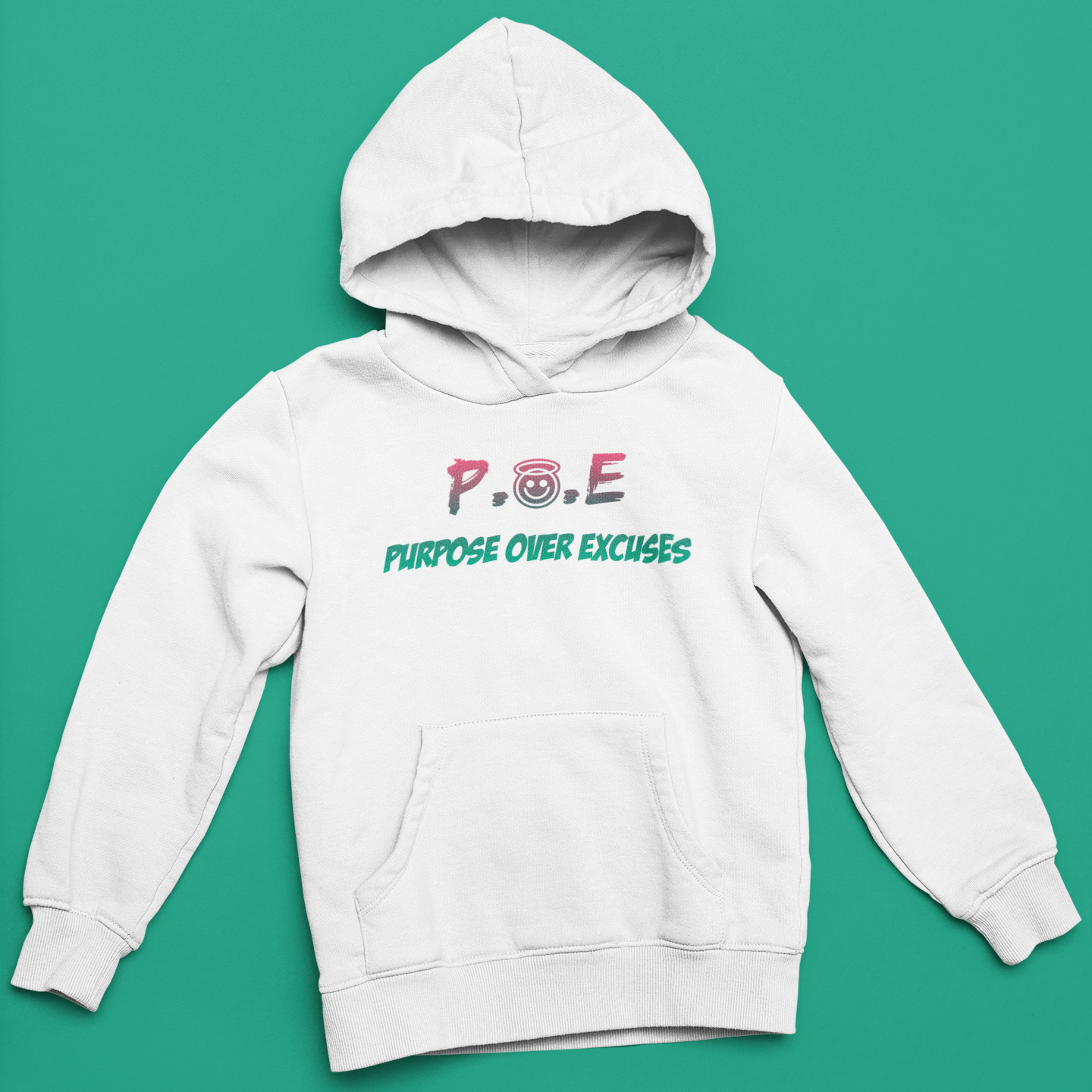 P.O.E Youth Melon Drip Hoodie White (special)