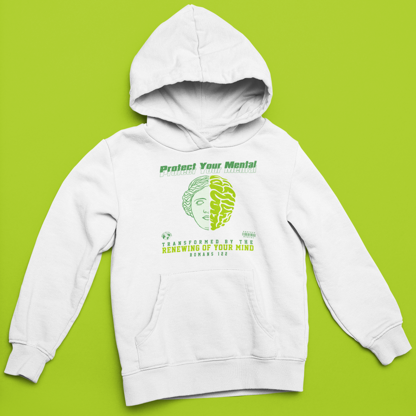 P.Y.M Youth Green Machine Sweatshirt White (special)