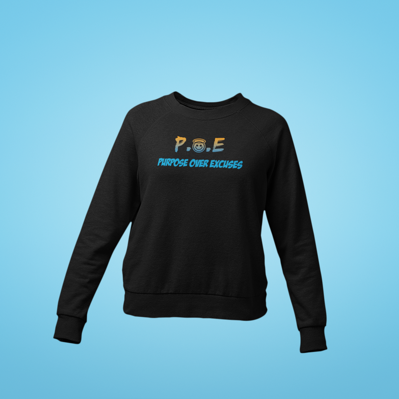 P.O.E Youth Blue Bear Sweatshirt Black (special)