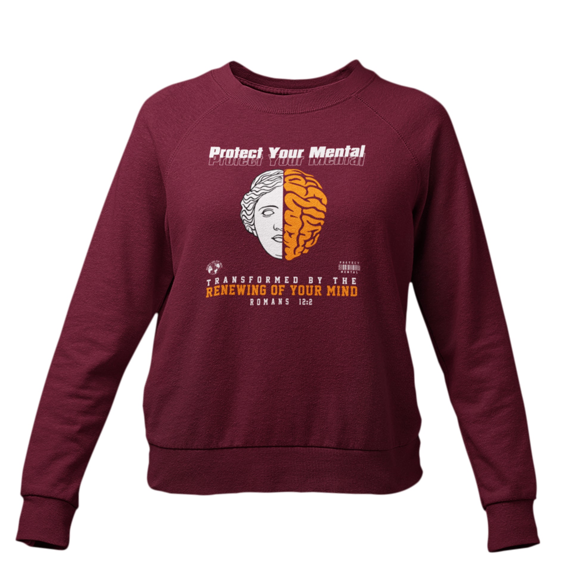 PROTECT YOUR MENTAL YOUTH SWEATSHIRT MAROON
