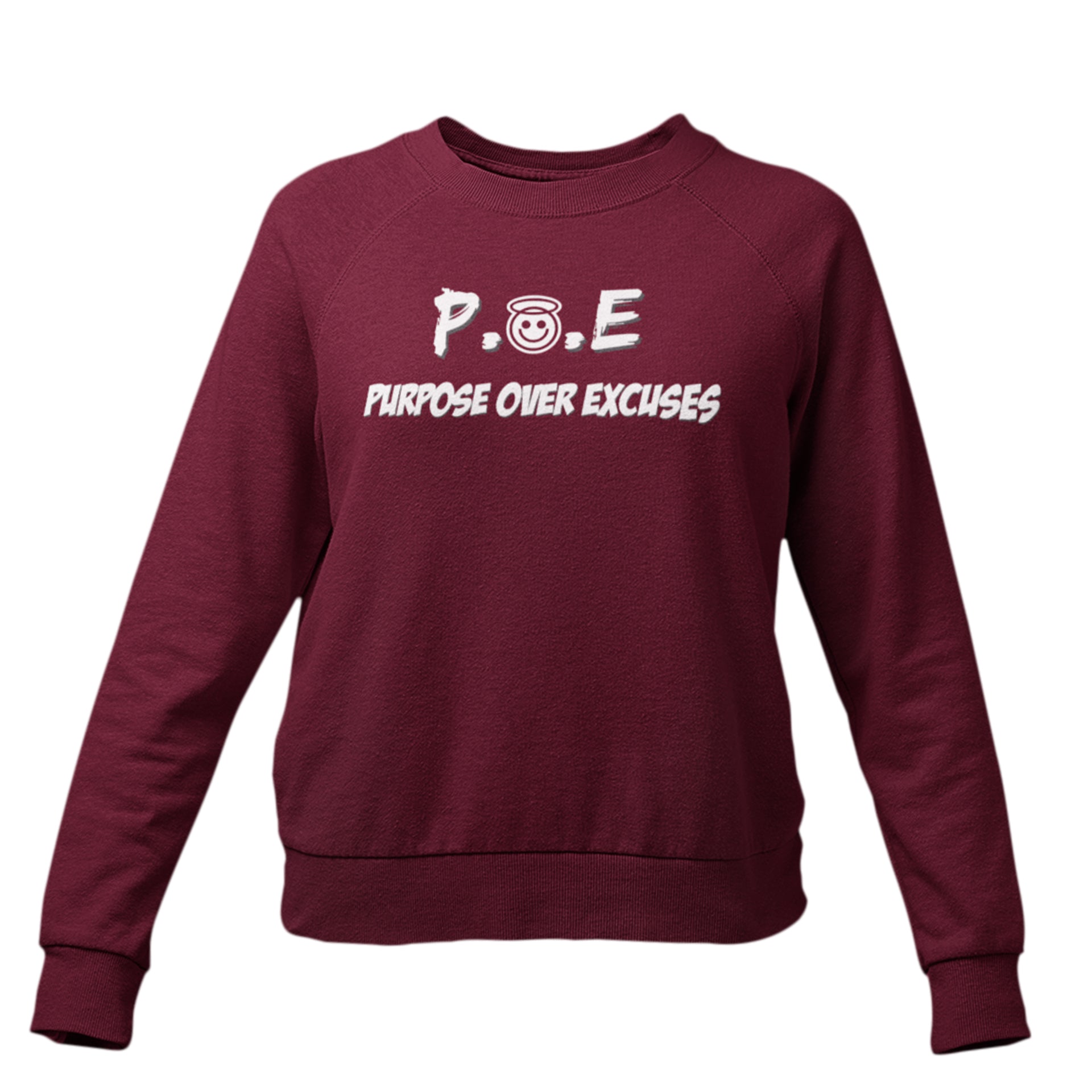 P.O.E YOUTH SWEATSHIRT MAROON