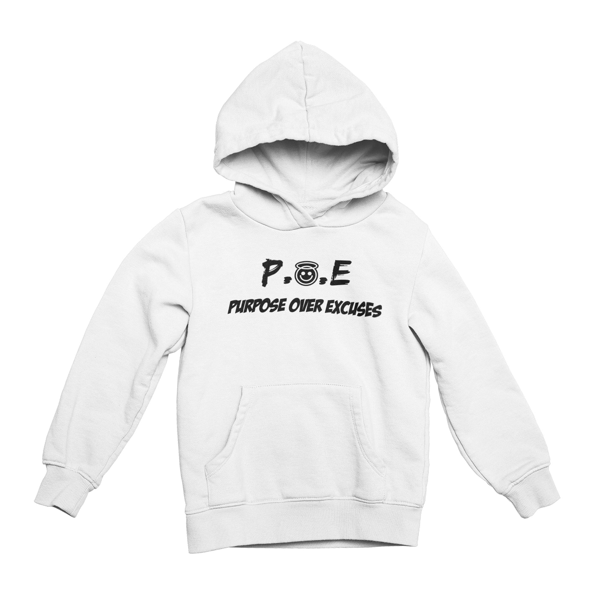 P.O.E YOUTH HOODIE WHITE