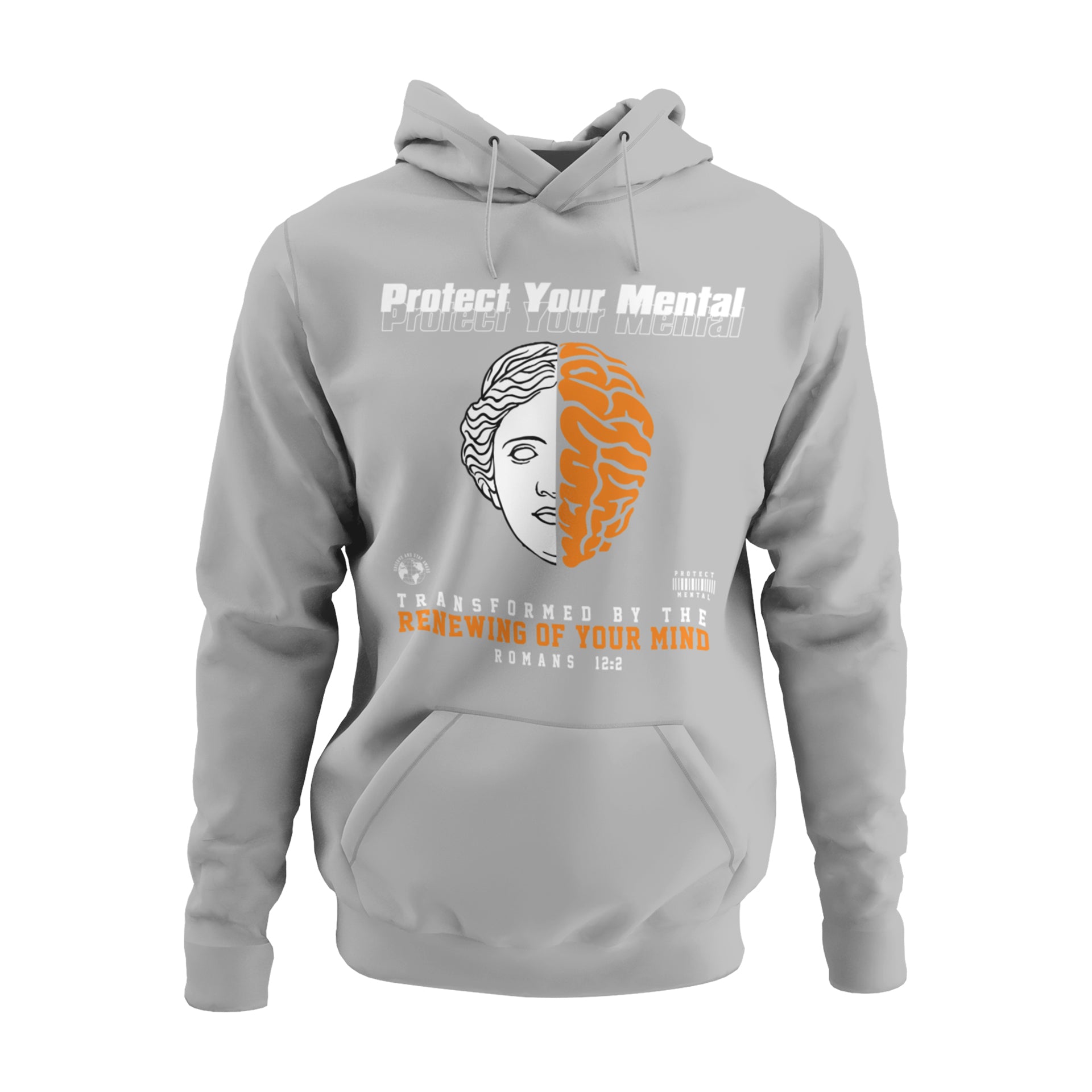 PROTECT YOUR MENTAL ADULT HOODIE SPORT GREY