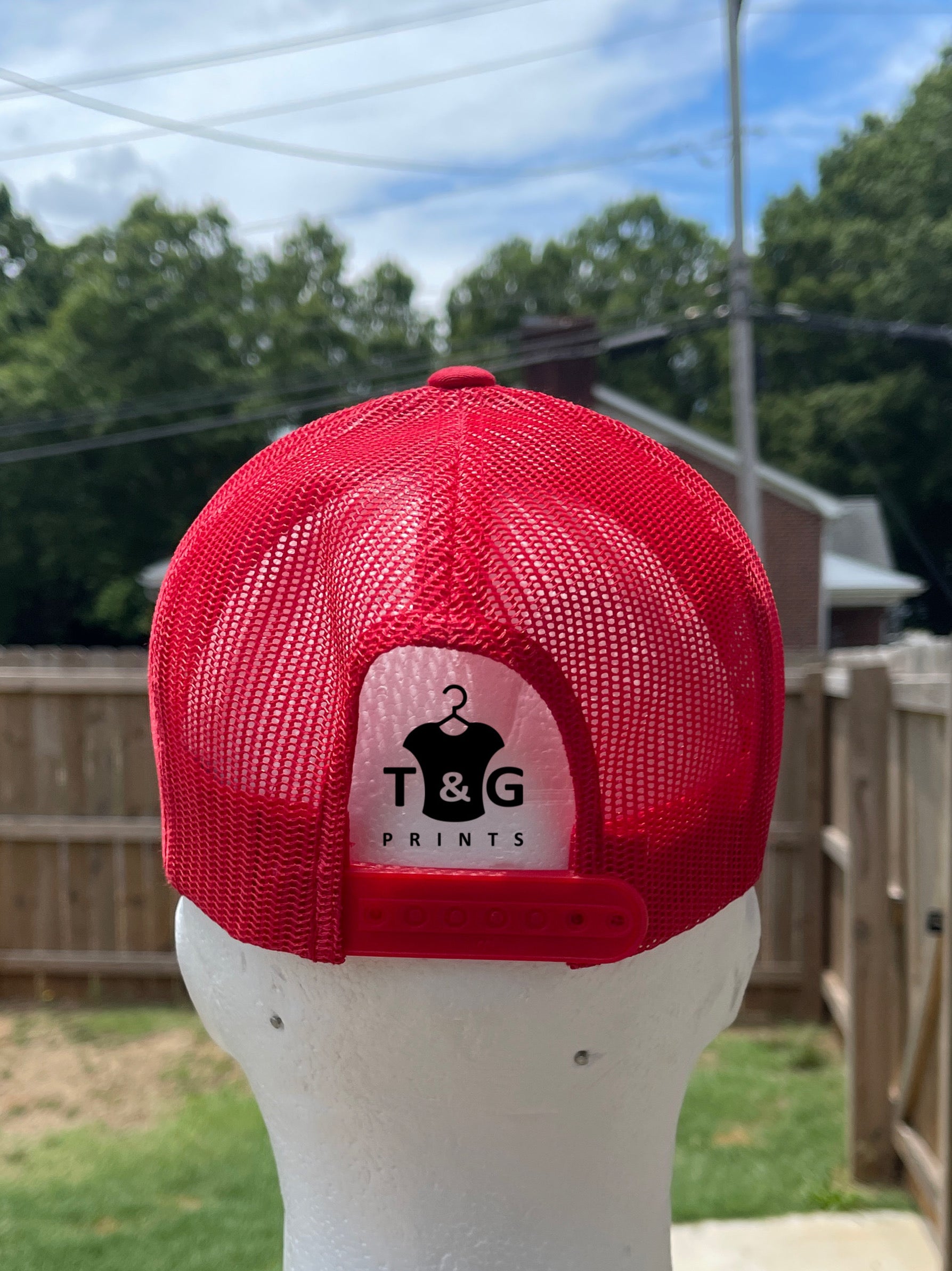 PURPOSE OVER EXCUSES TRUCKER HAT RED
