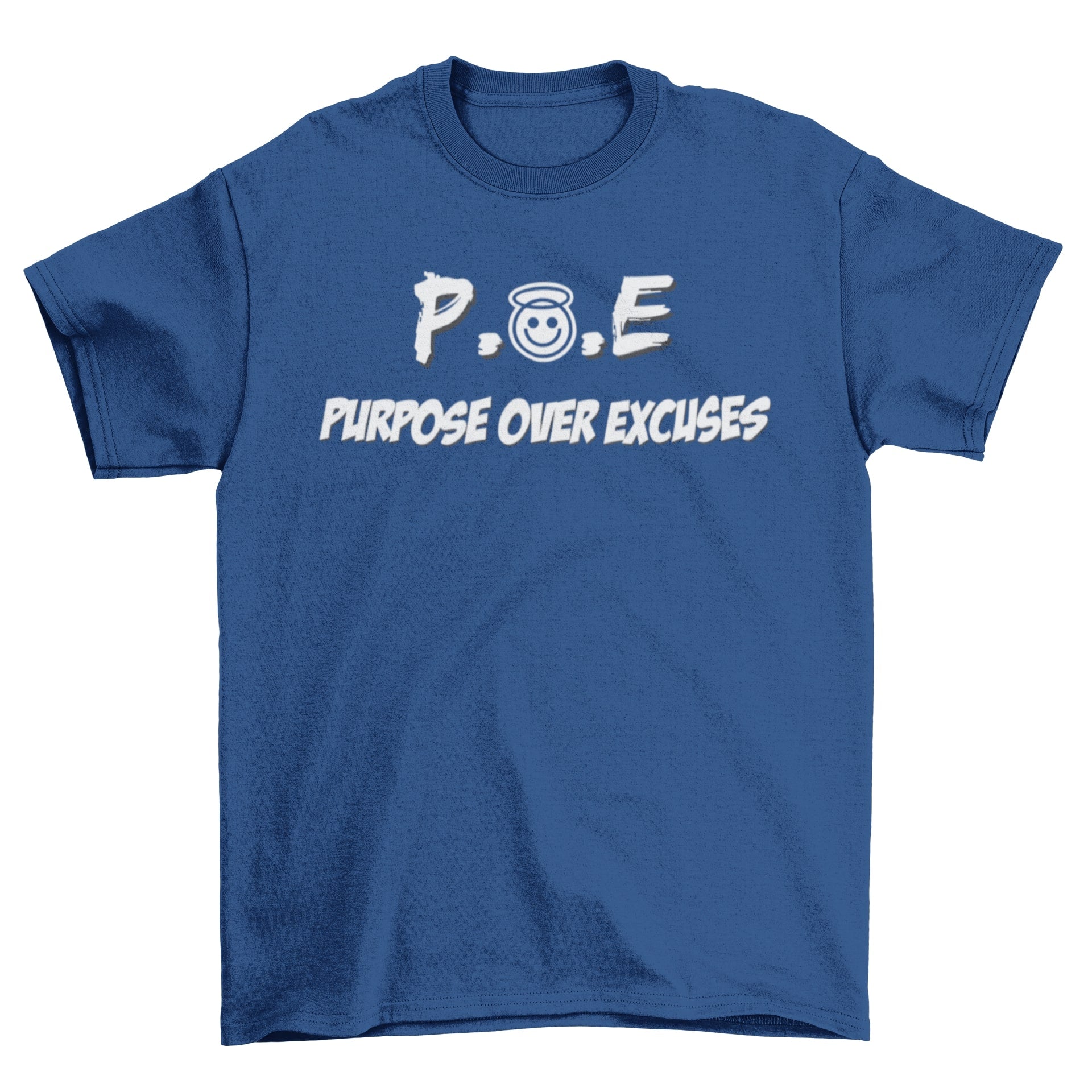 P.O.E YOUTH T-SHIRT ROYAL BLUE