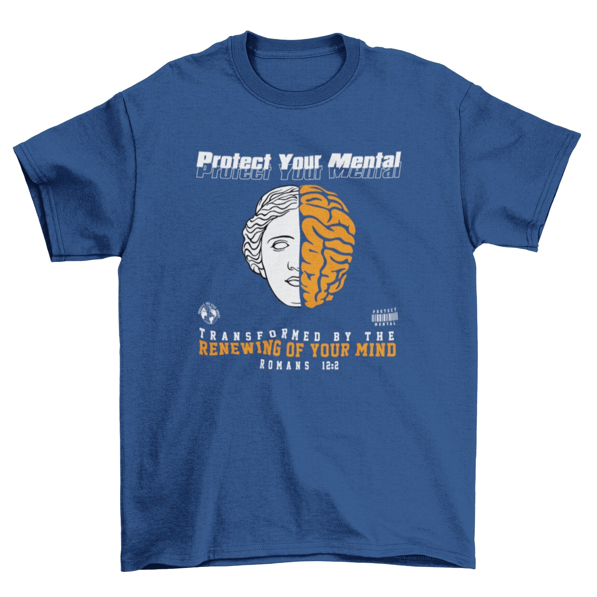 PROTECT YOUR MENTAL YOUTH T-SHIRT ROYAL BLUE