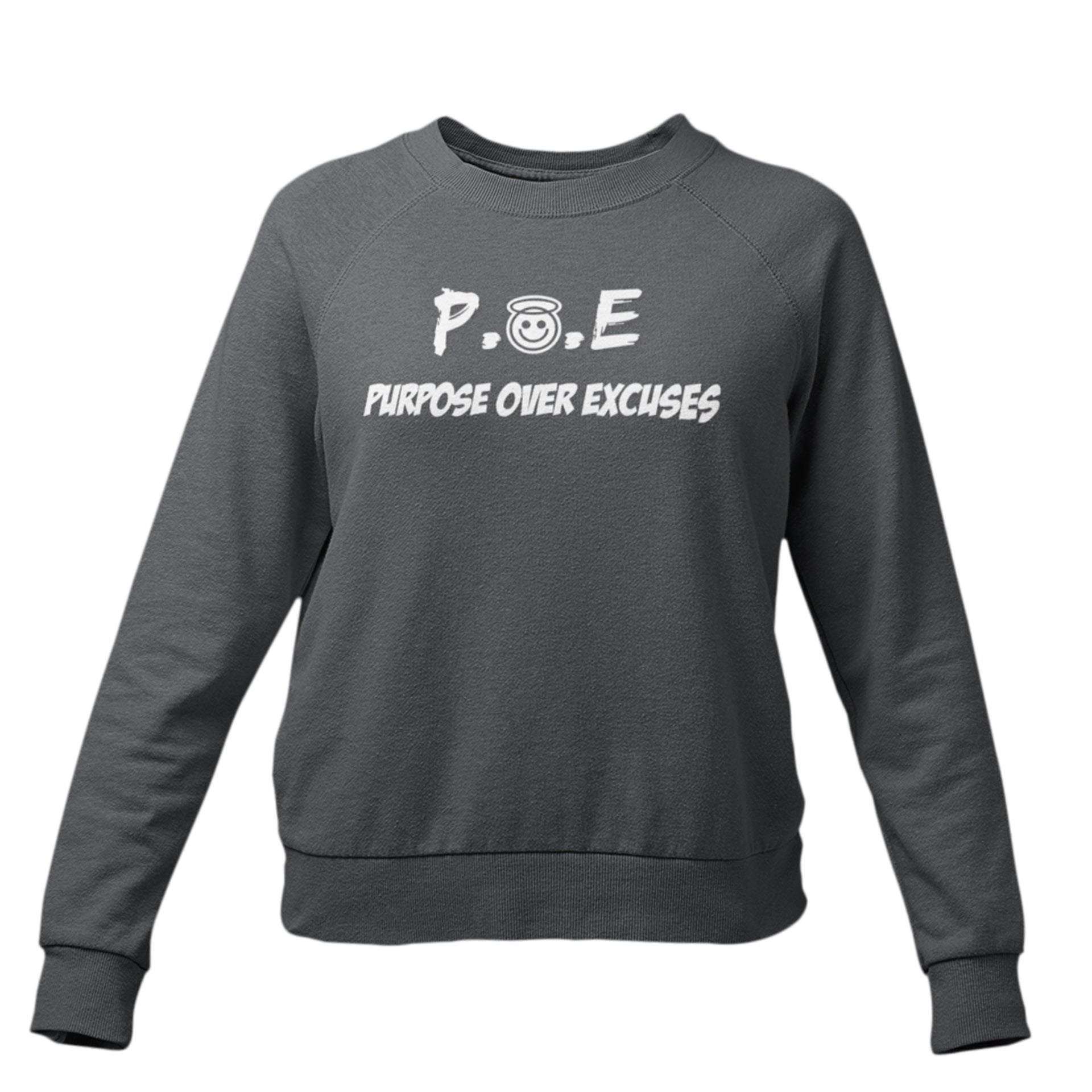 P.O.E YOUTH SWEATSHIRT DARK HEATHER GREY