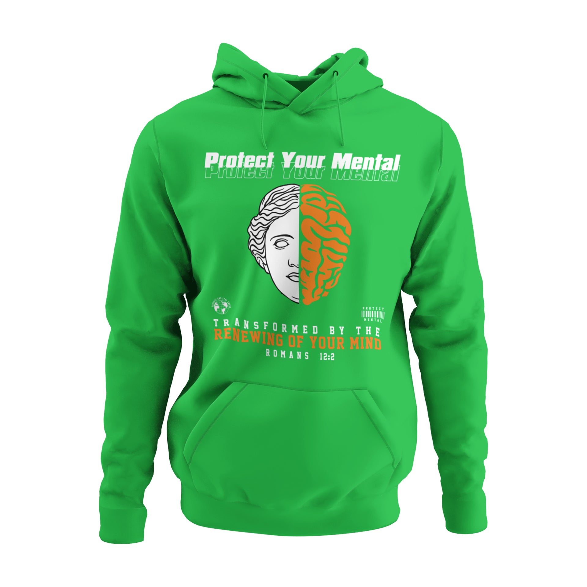 PROTECT YOUR MENTAL ADULT HOODIE IRISH GREEN