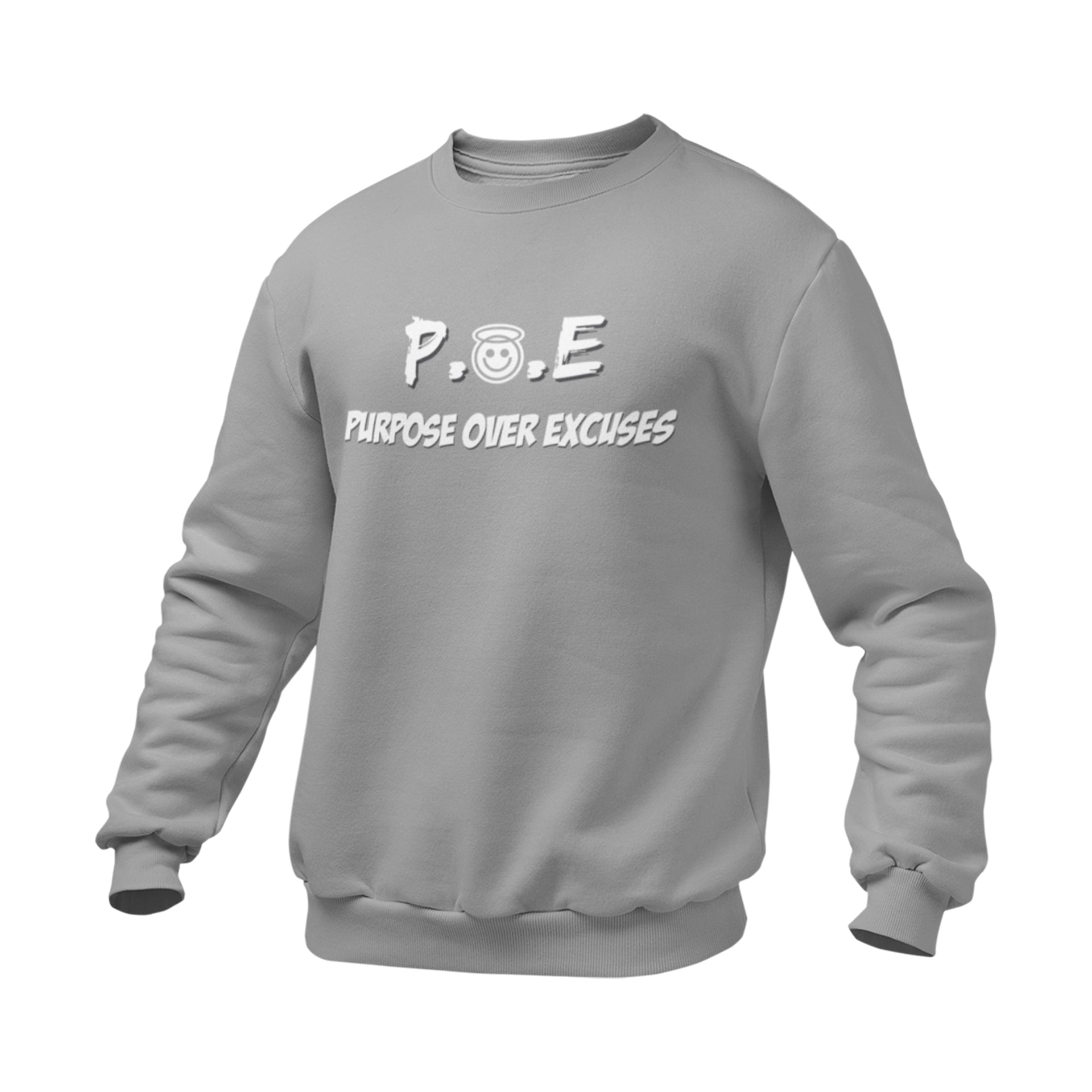 P.O.E Sweatshirt Sports Grey Classic