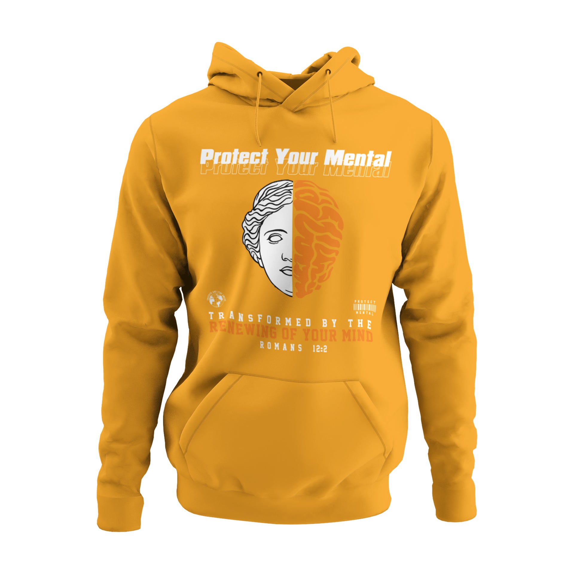 PROTECT YOUR MENTAL ADULT HOODIE GOLD