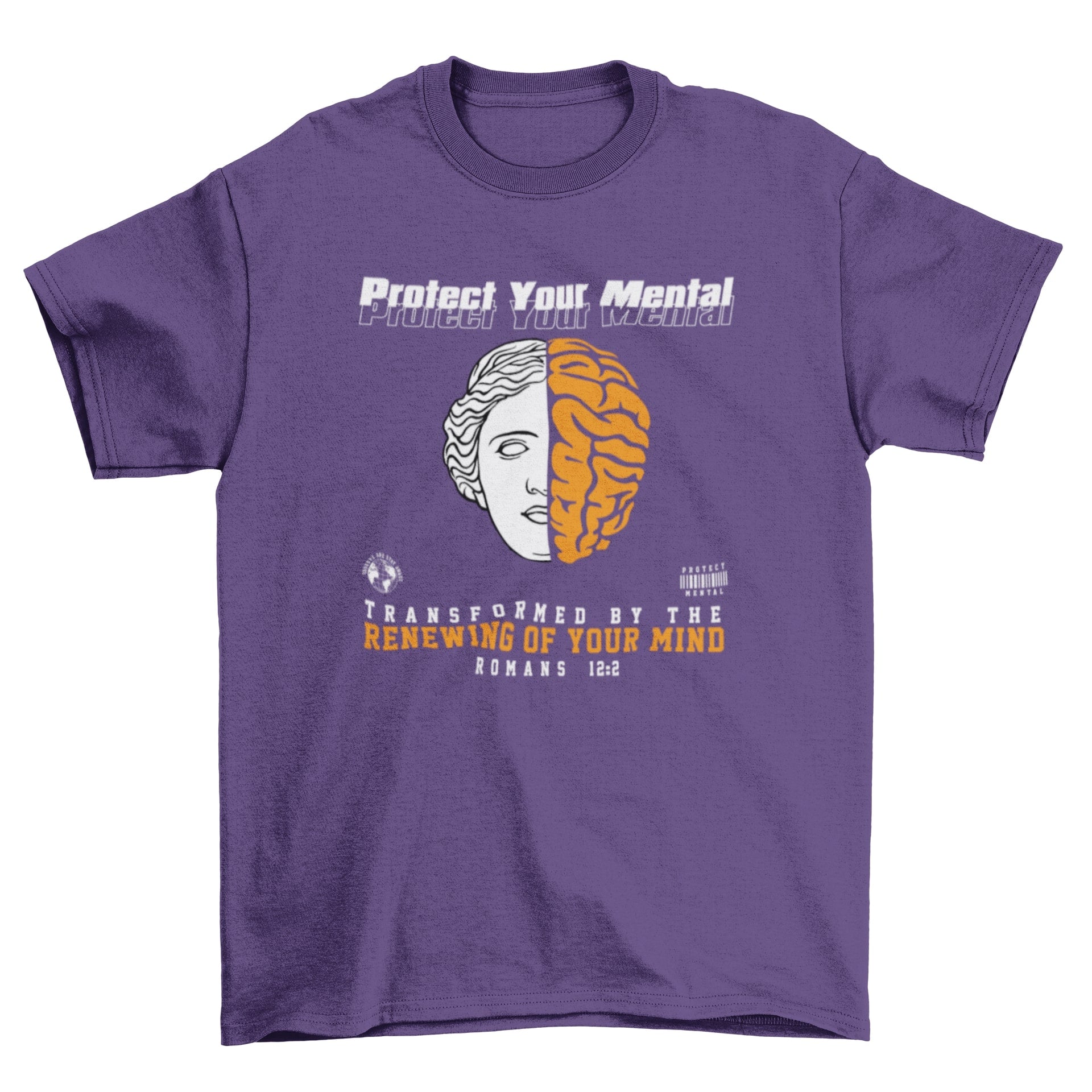 PROTECT YOUR MENTAL YOUTH T-SHIRT PURPLE