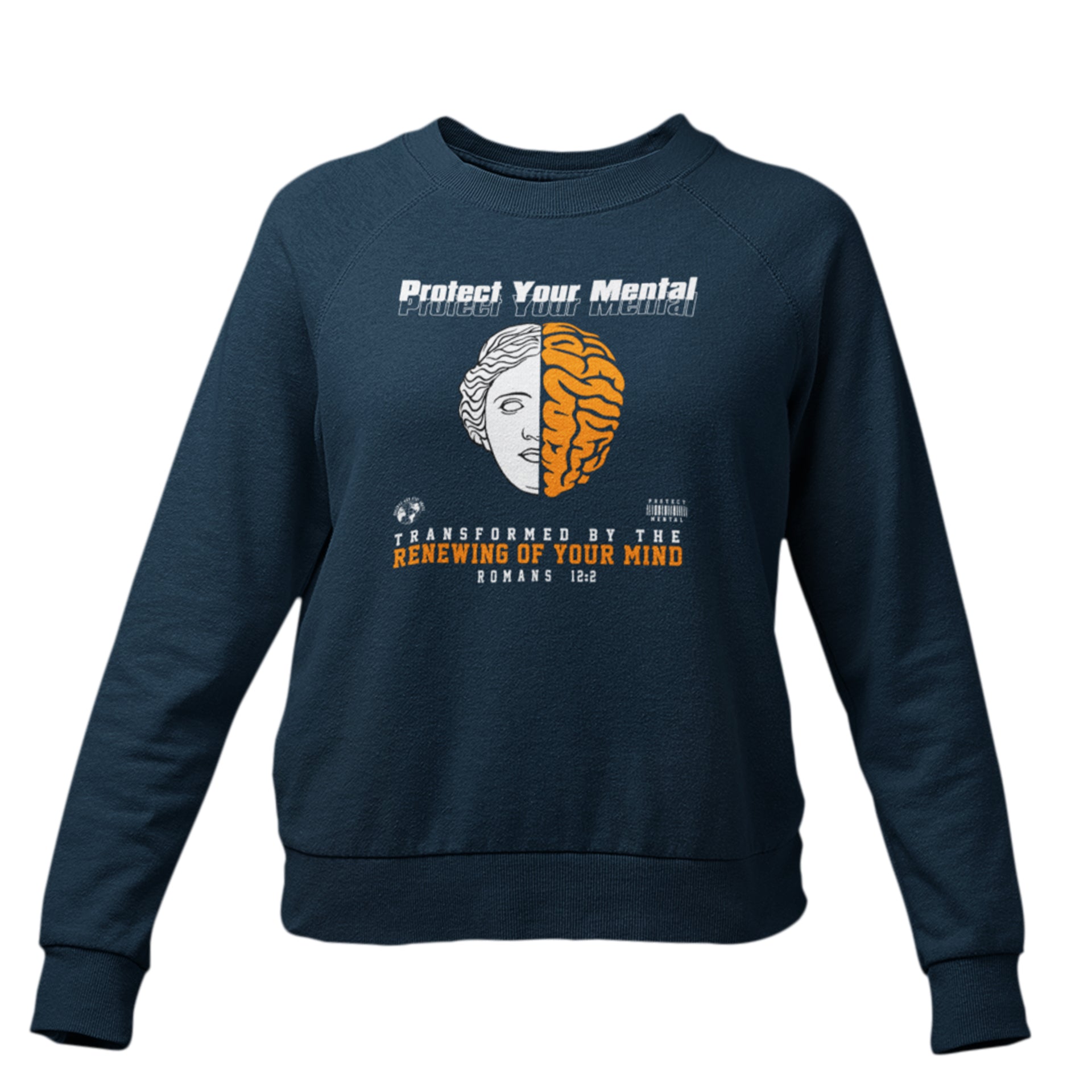 PROTECT YOUR MENTAL YOUTH SWEATSHIRT NAVY BLUE