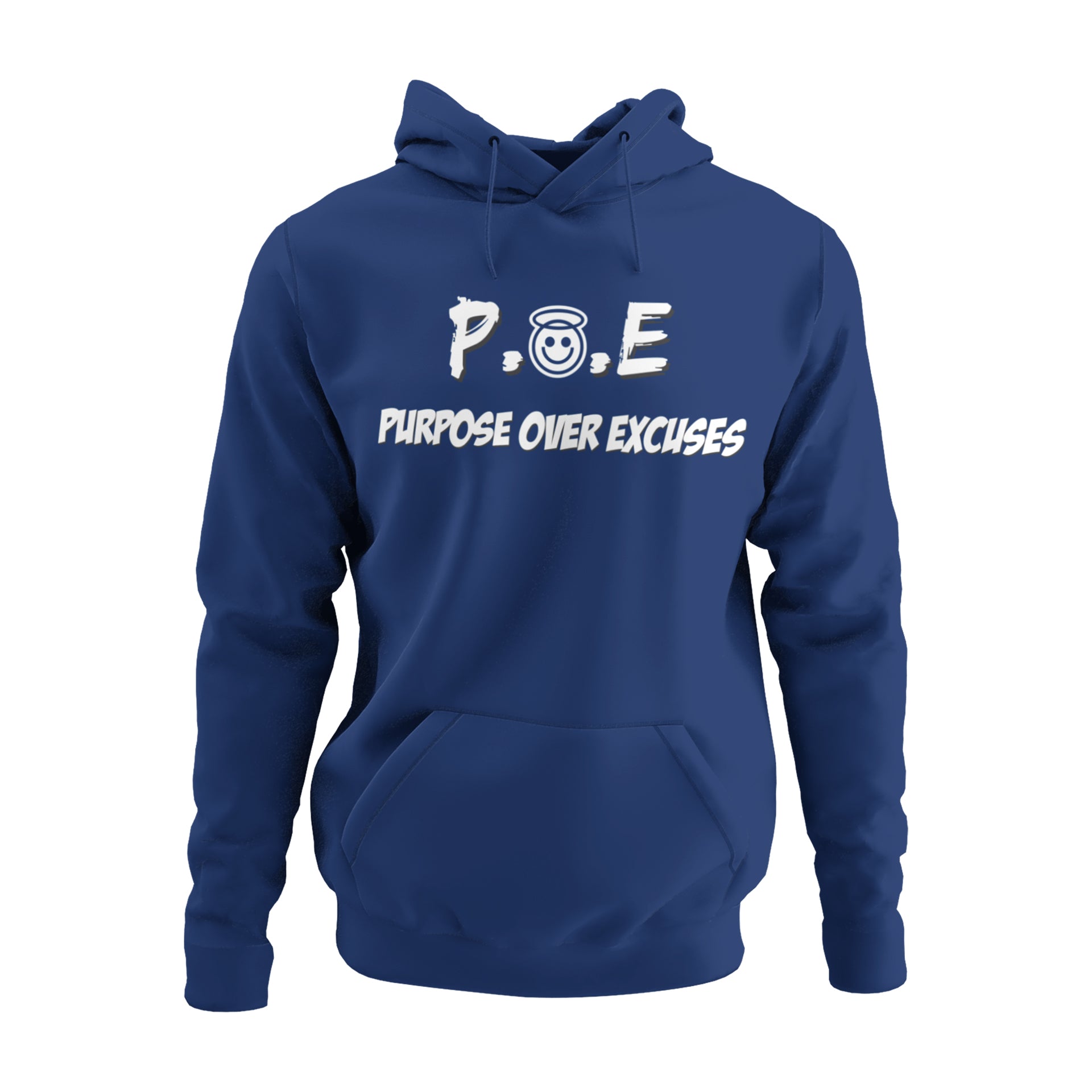 P.O.E Hoodie Navy Blue Classic