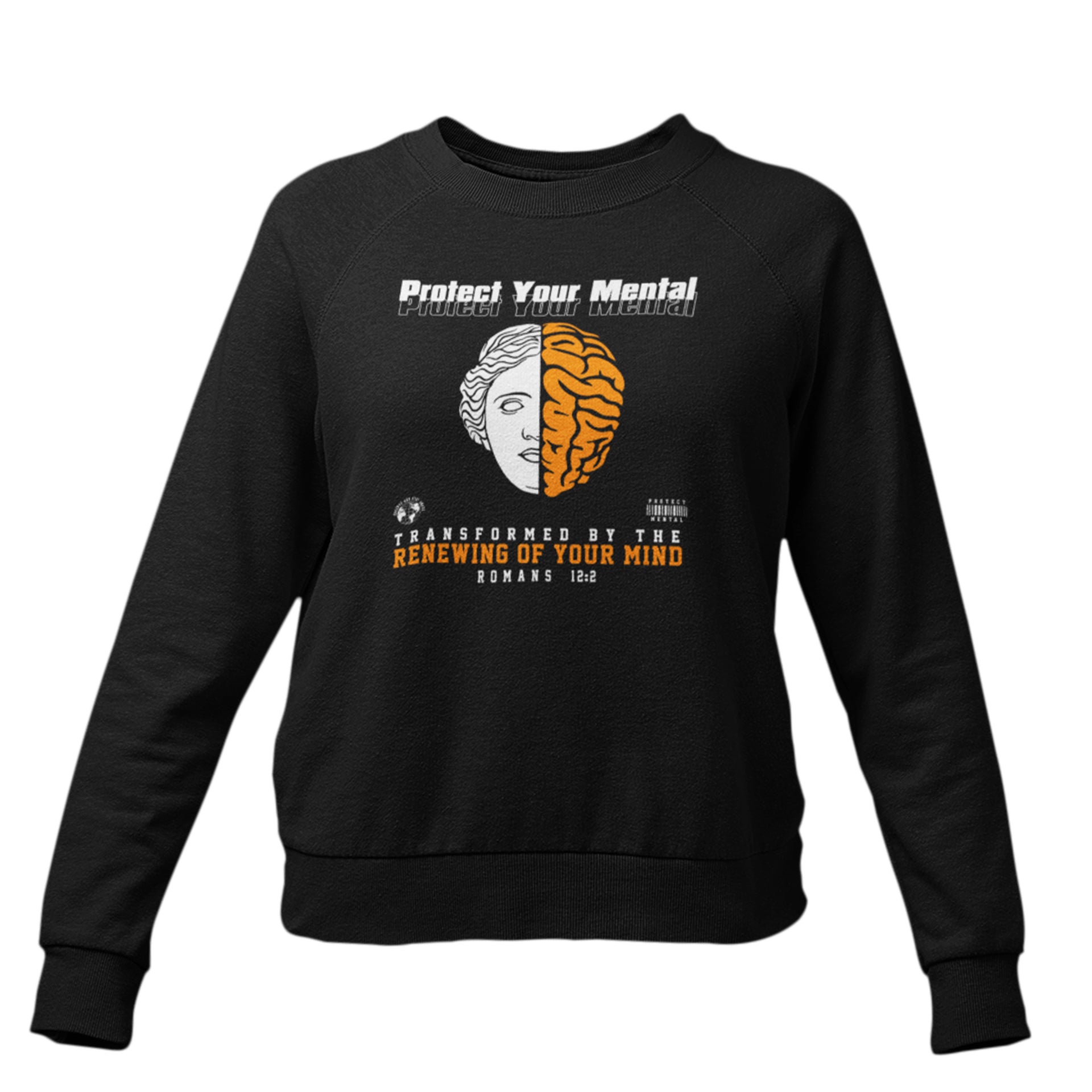 Protect Your Mental Sweatshirt Youth Black
