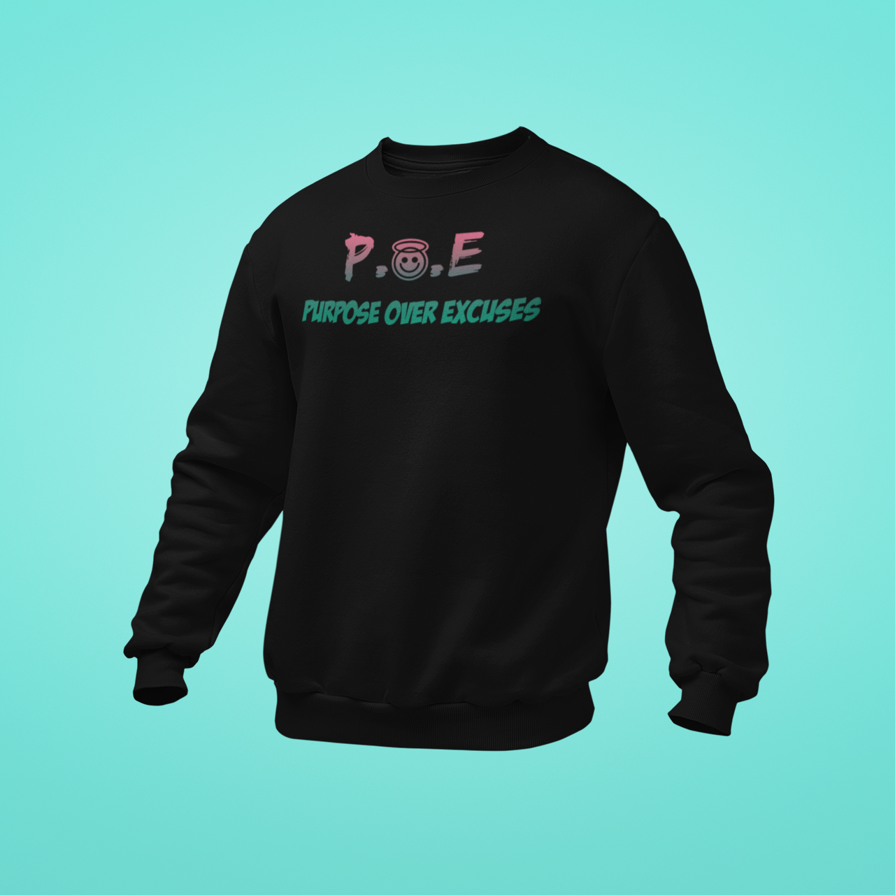 P.O.E Melon Drip Sweatshirt Adult Black (special)