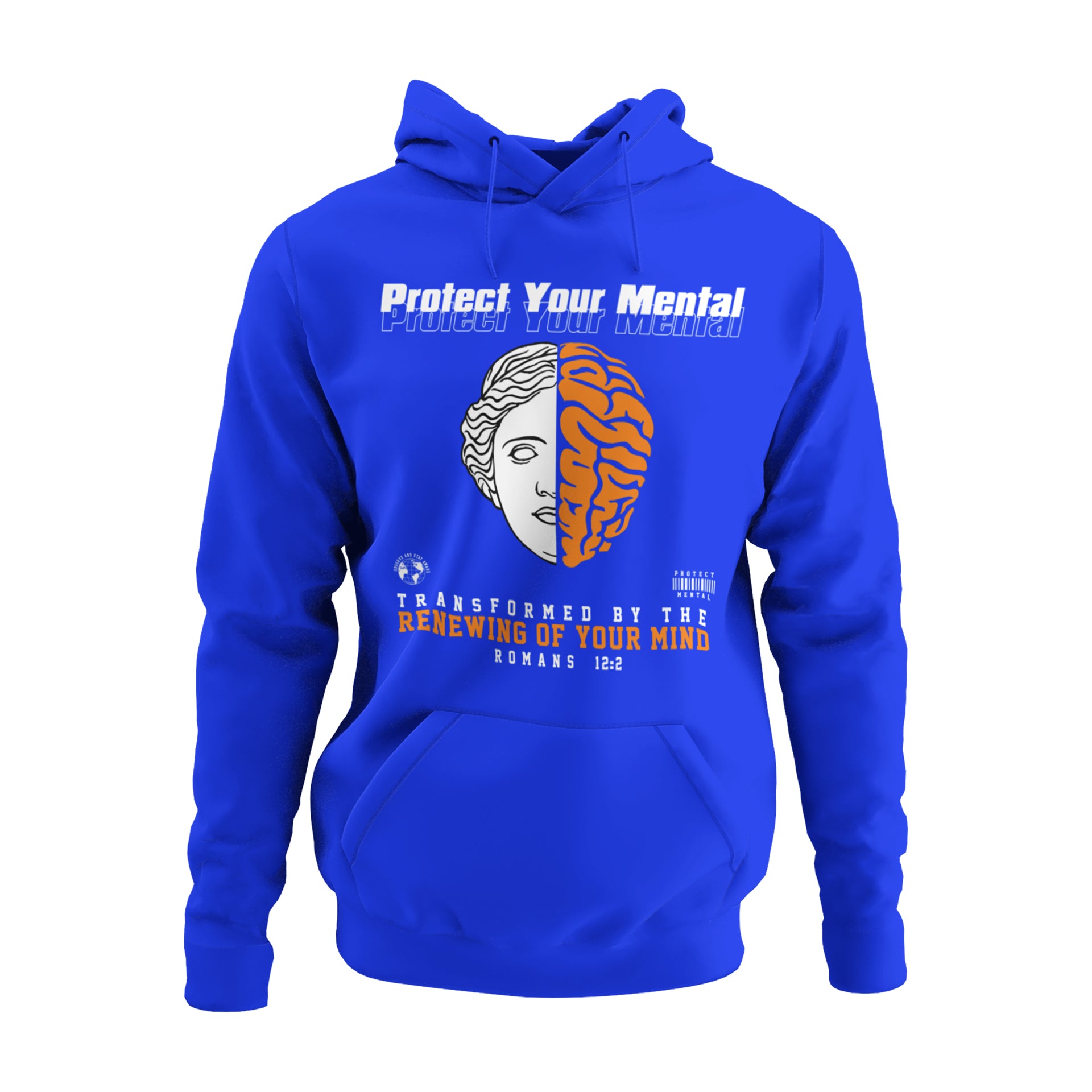 PROTECT YOUR MENTAL ADULT HOODIE ROYAL BLUE