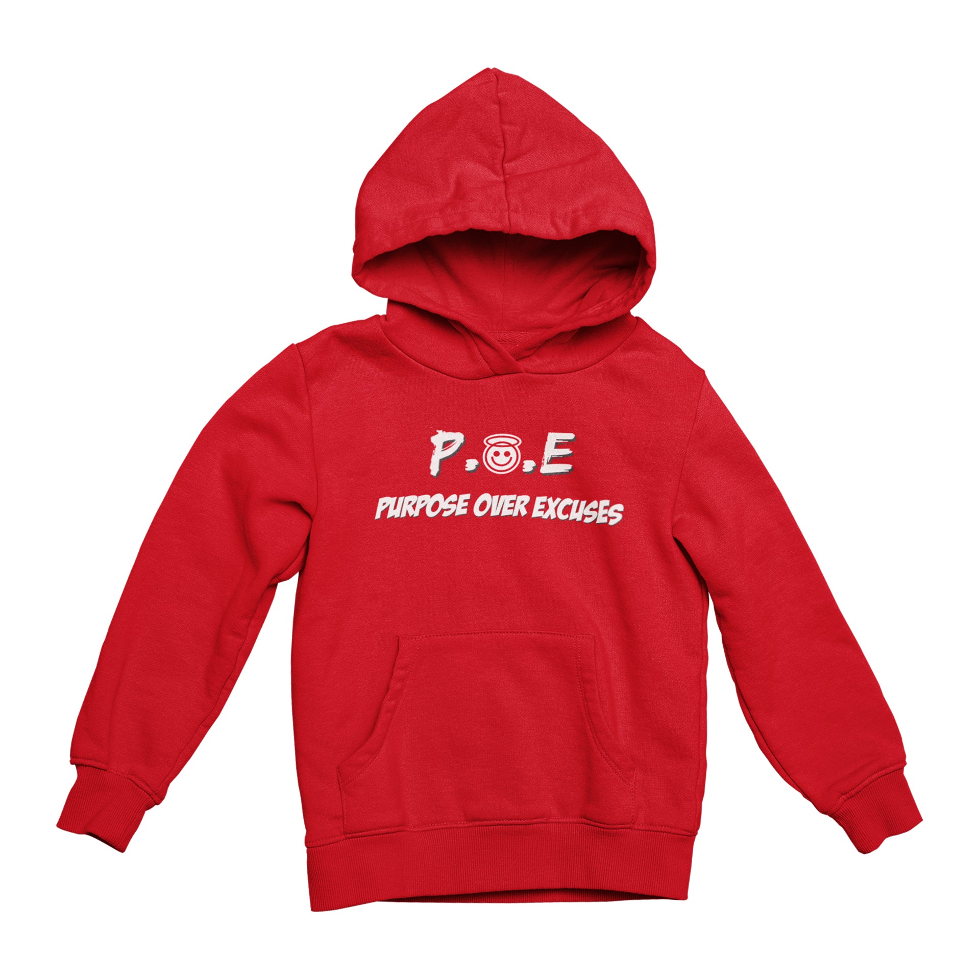 P.O.E YOUTH HOODIE RED
