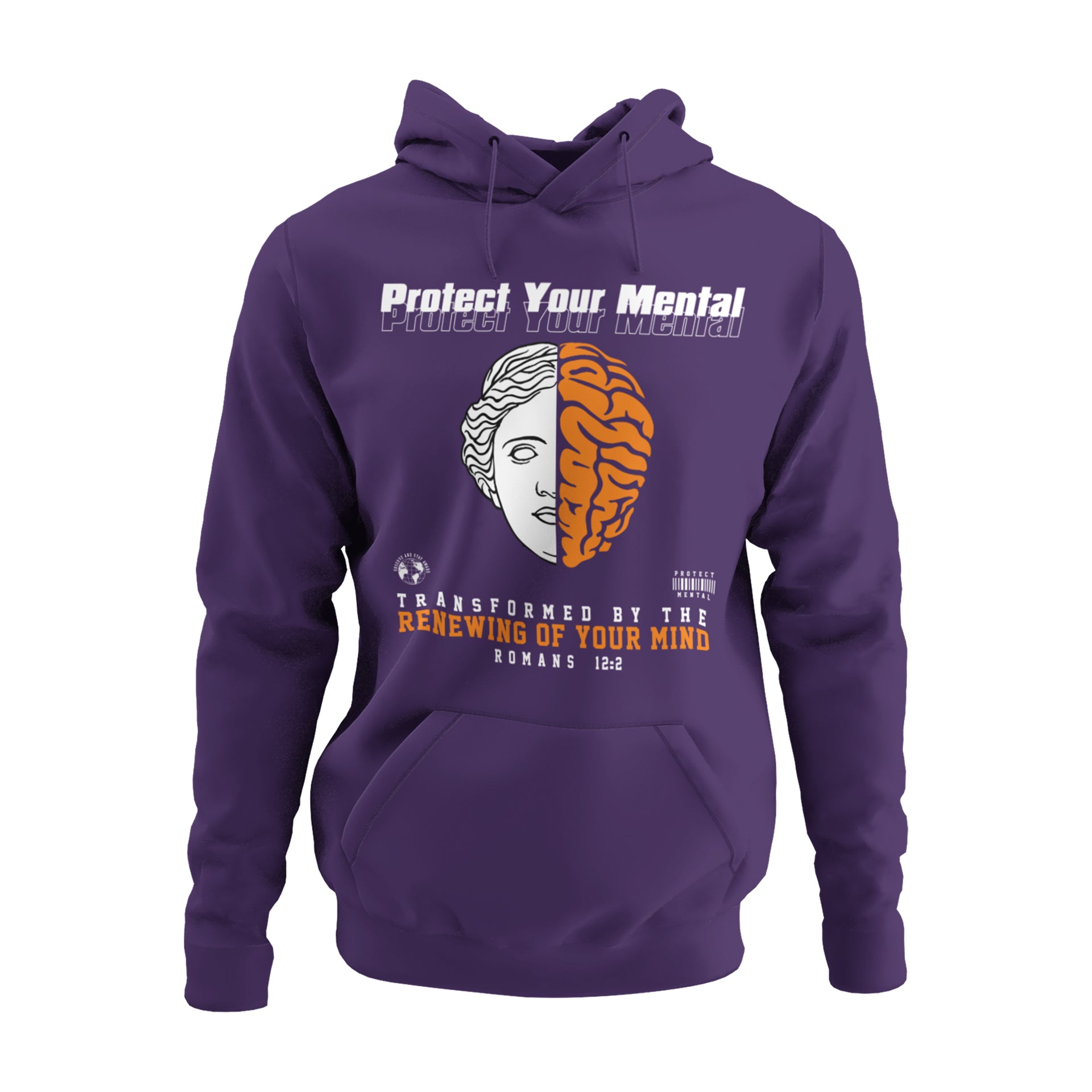 PROTECT YOUR MENTAL ADULT HOODIE PURPLE