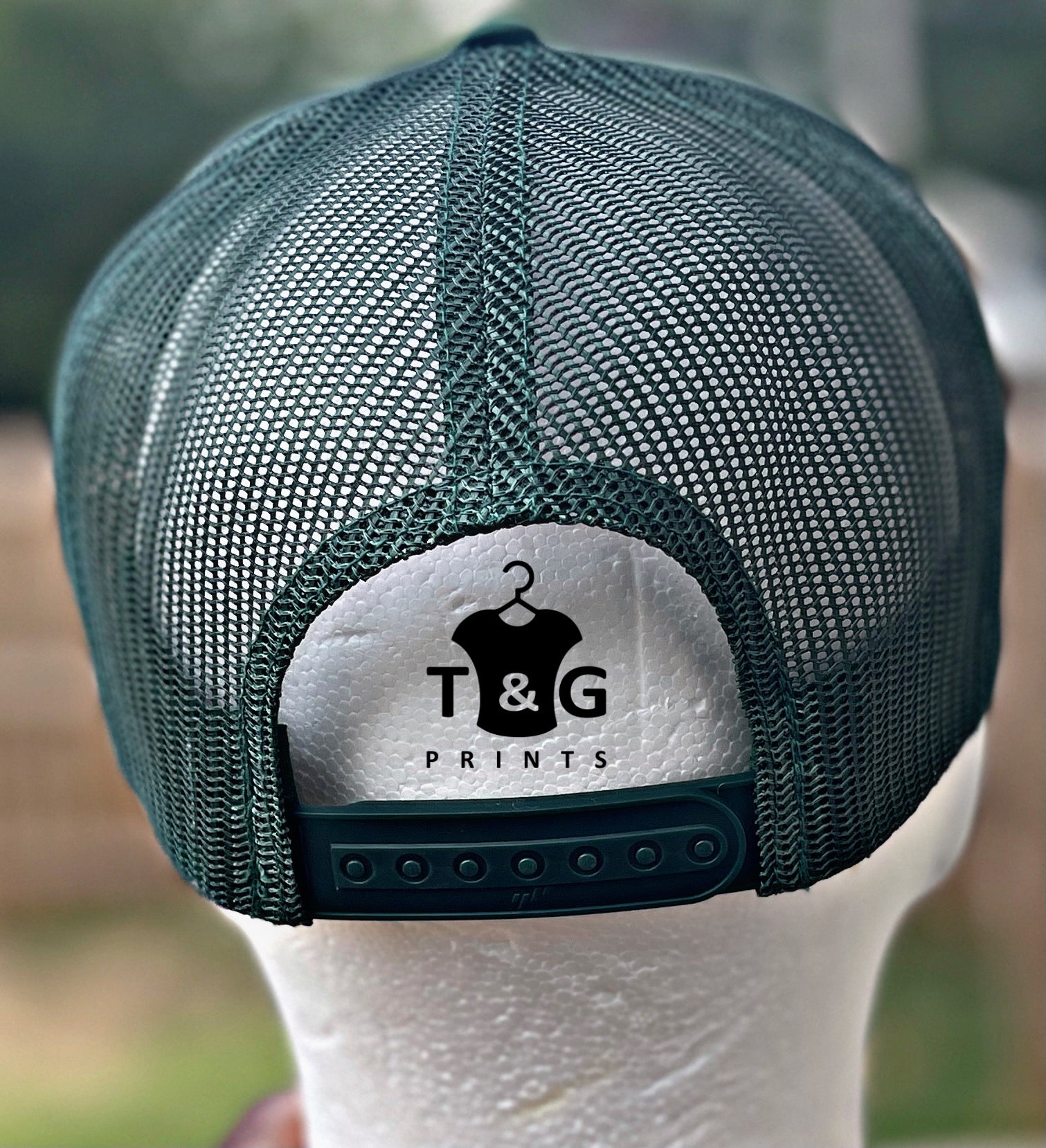 PURPOSE OVER EXCUSES TRUCKER HAT EVERGREEN