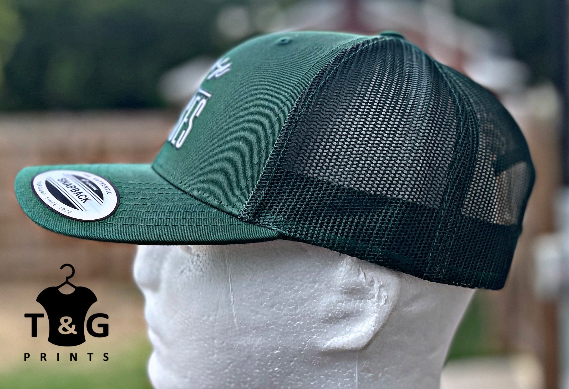 PURPOSE OVER EXCUSES TRUCKER HAT EVERGREEN