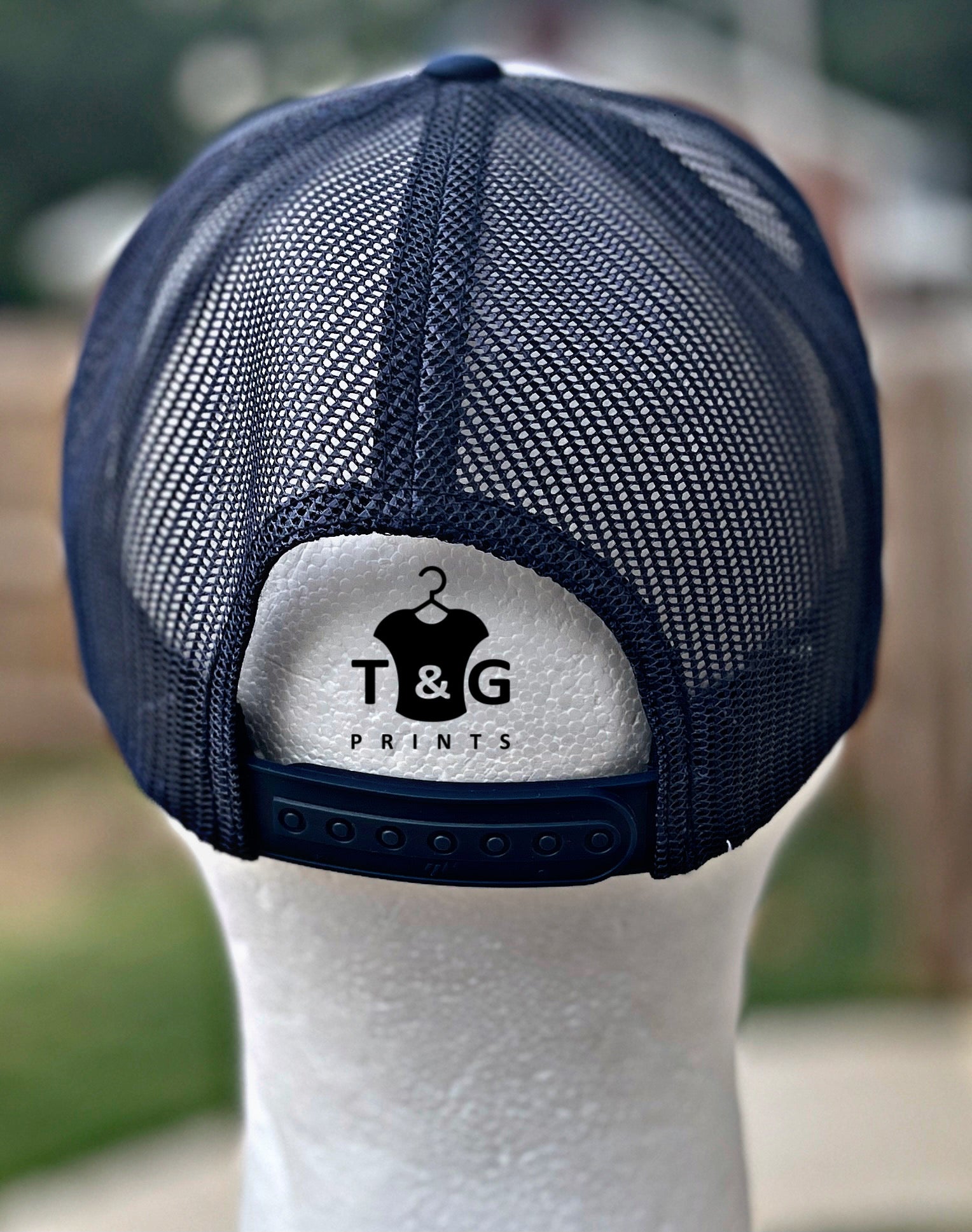 PURPOSE OVER EXCUSES TRUCKER HAT NAVY