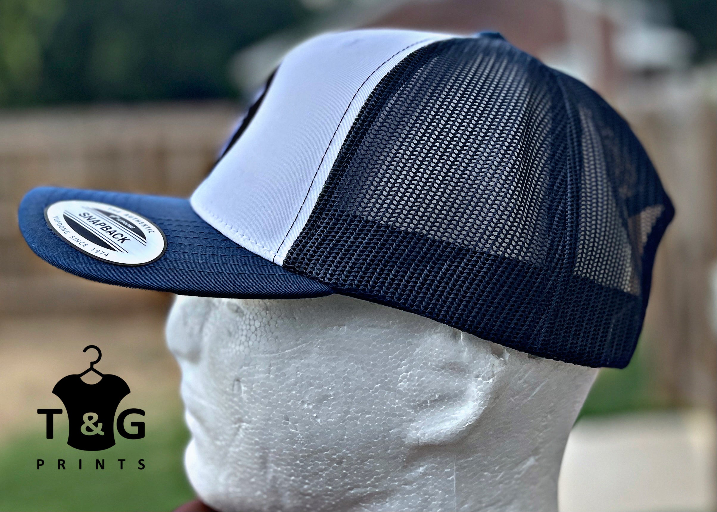 PURPOSE OVER EXCUSES TRUCKER HAT NAVY