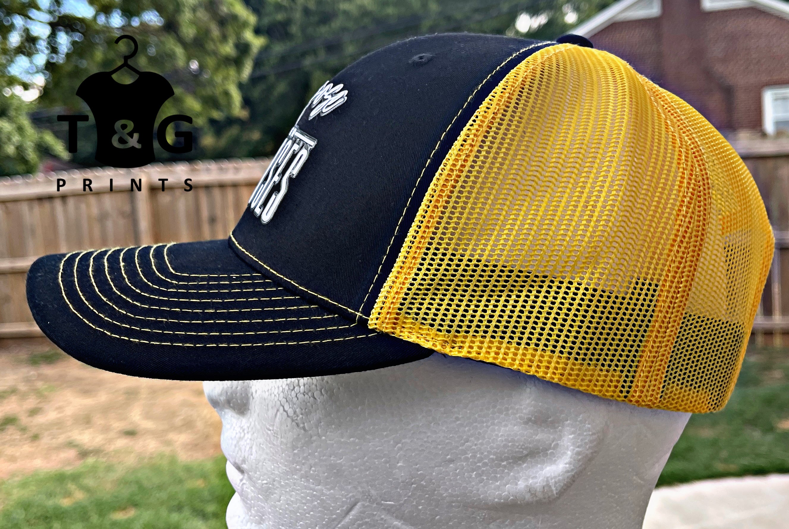PURPOSE OVER EXCUSES TRUCKER HAT GOLD