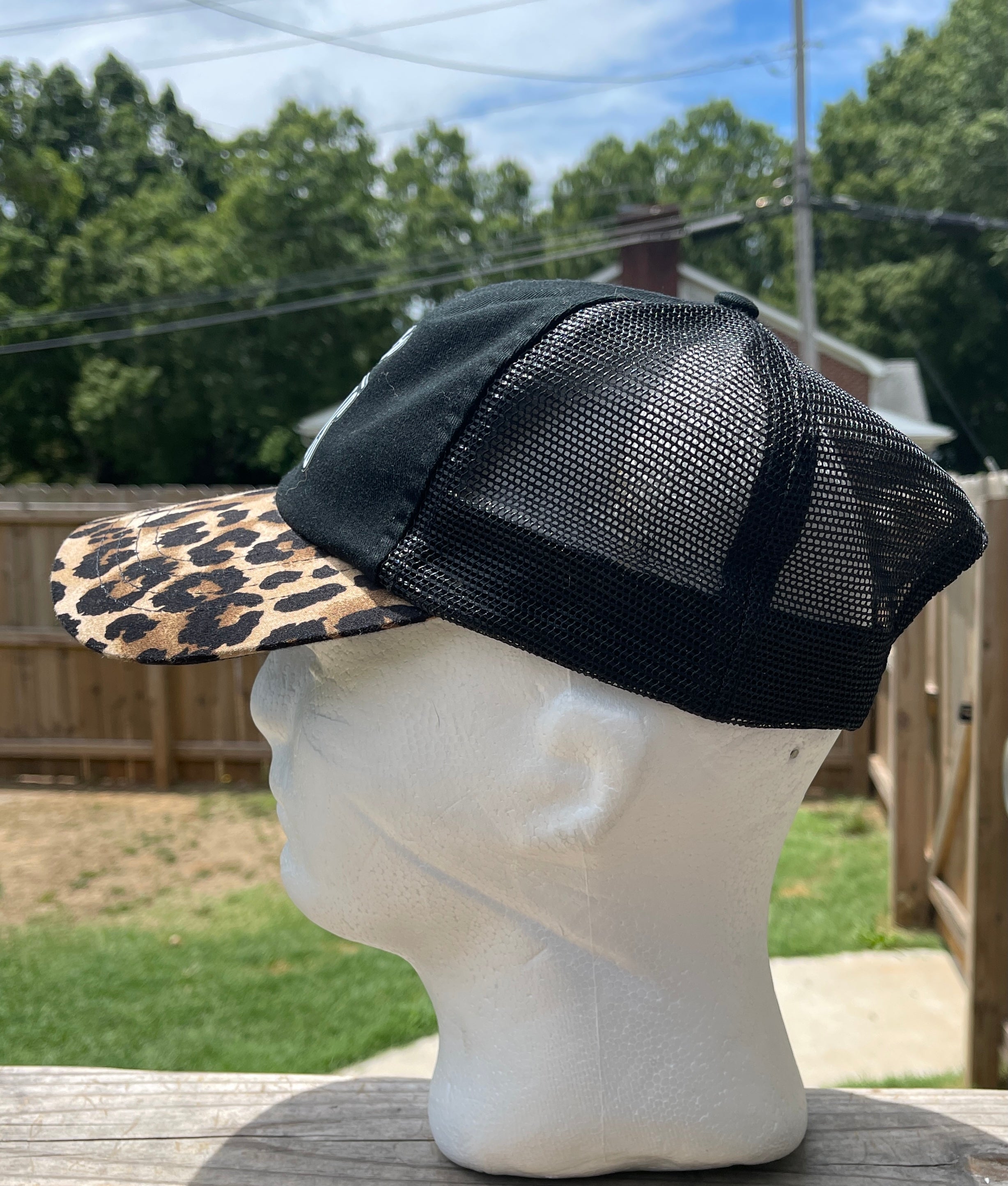 PURPOSE OVER EXCUSES DAD HAT LEOPARD