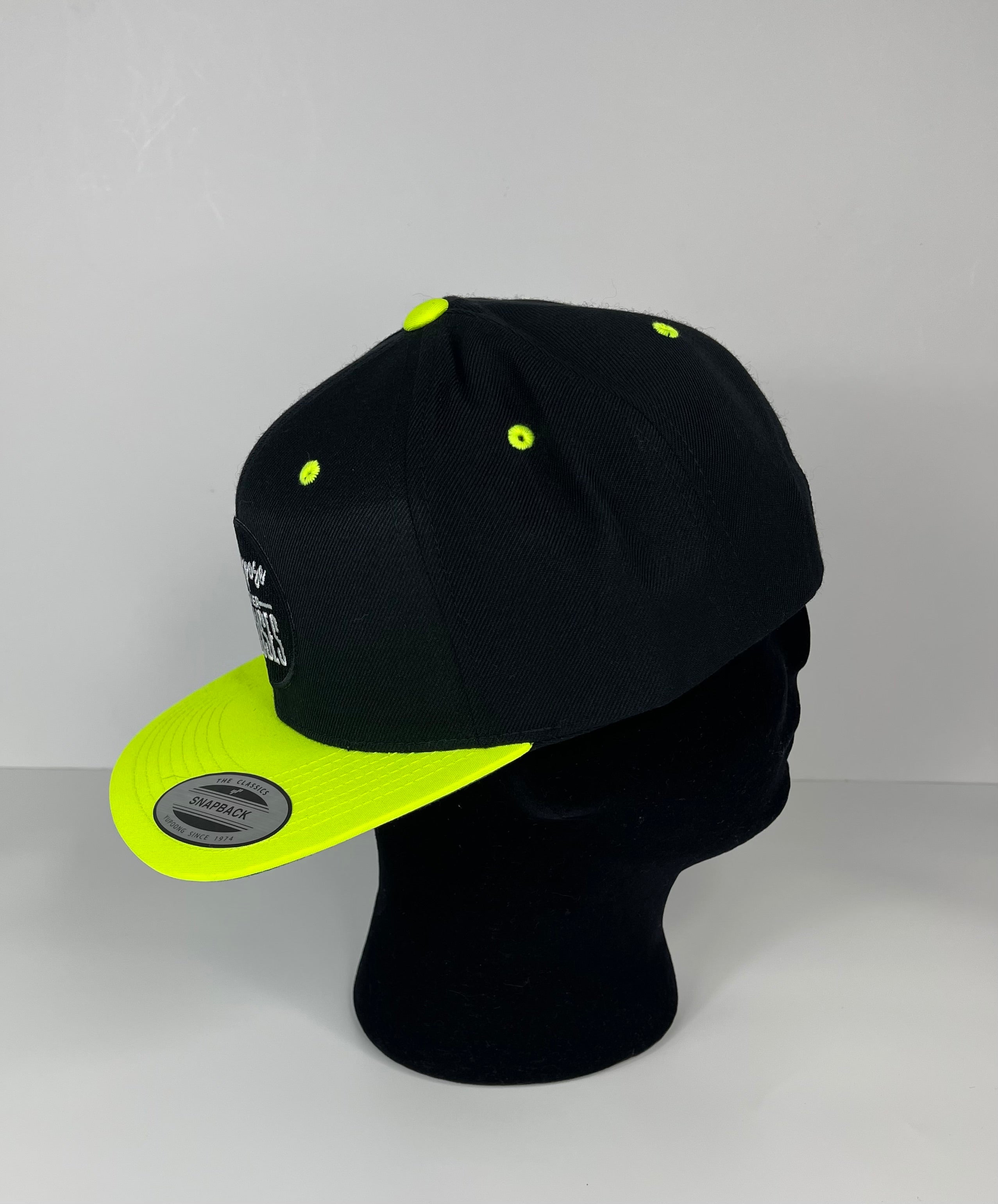 PURPOSE OVER EXCUSES SNAPBACK NEON GREEN