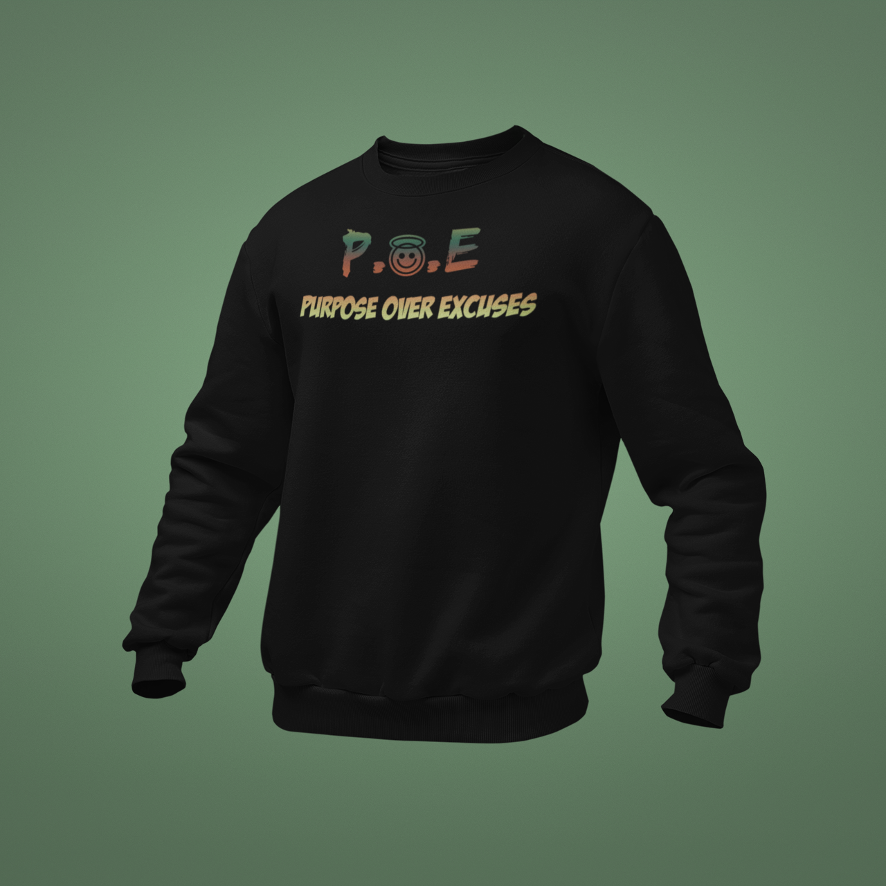 P.O.E Jamaica Sweatshirt Adult Black (special)