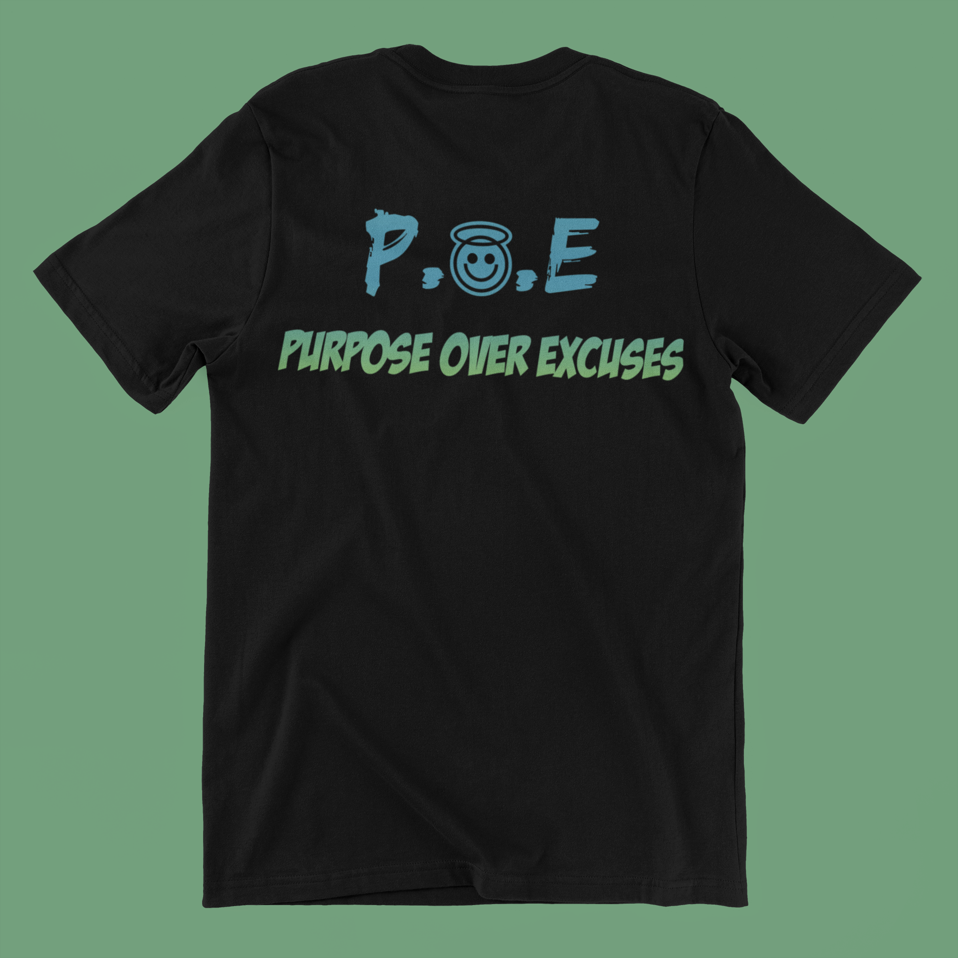 P.O.E Sea Green T-Shirt Adult Black (special)