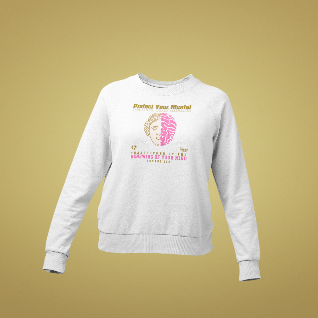 P.Y.M Youth Gold Drop Sweatshirt White (special)