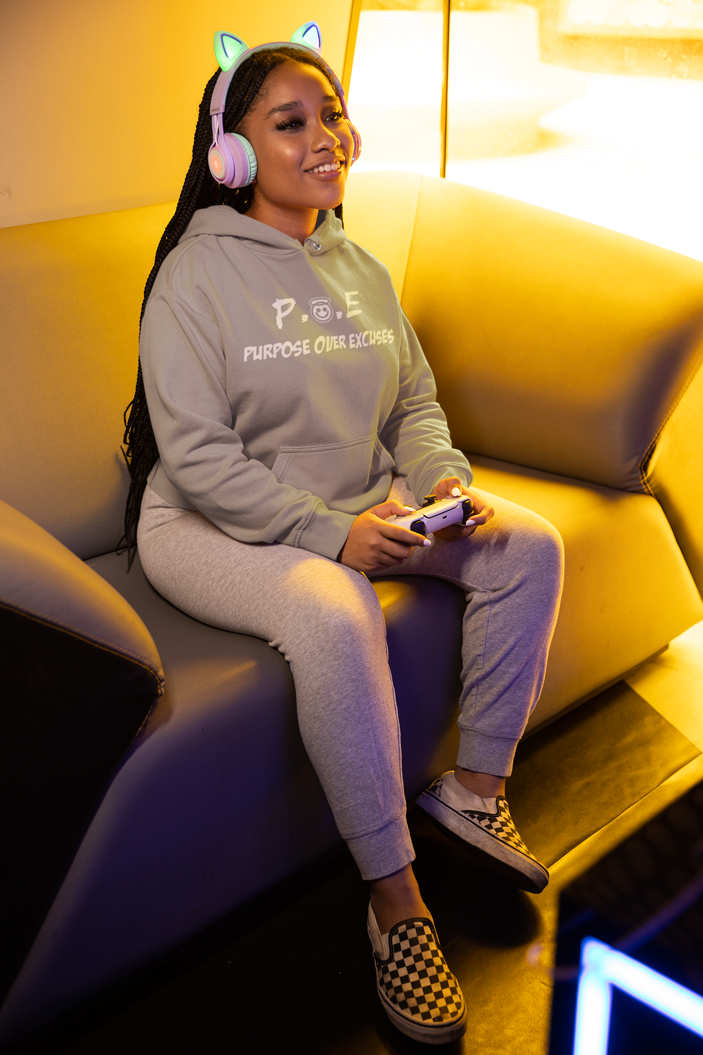 P.O.E Hoodie Sport Grey Classic