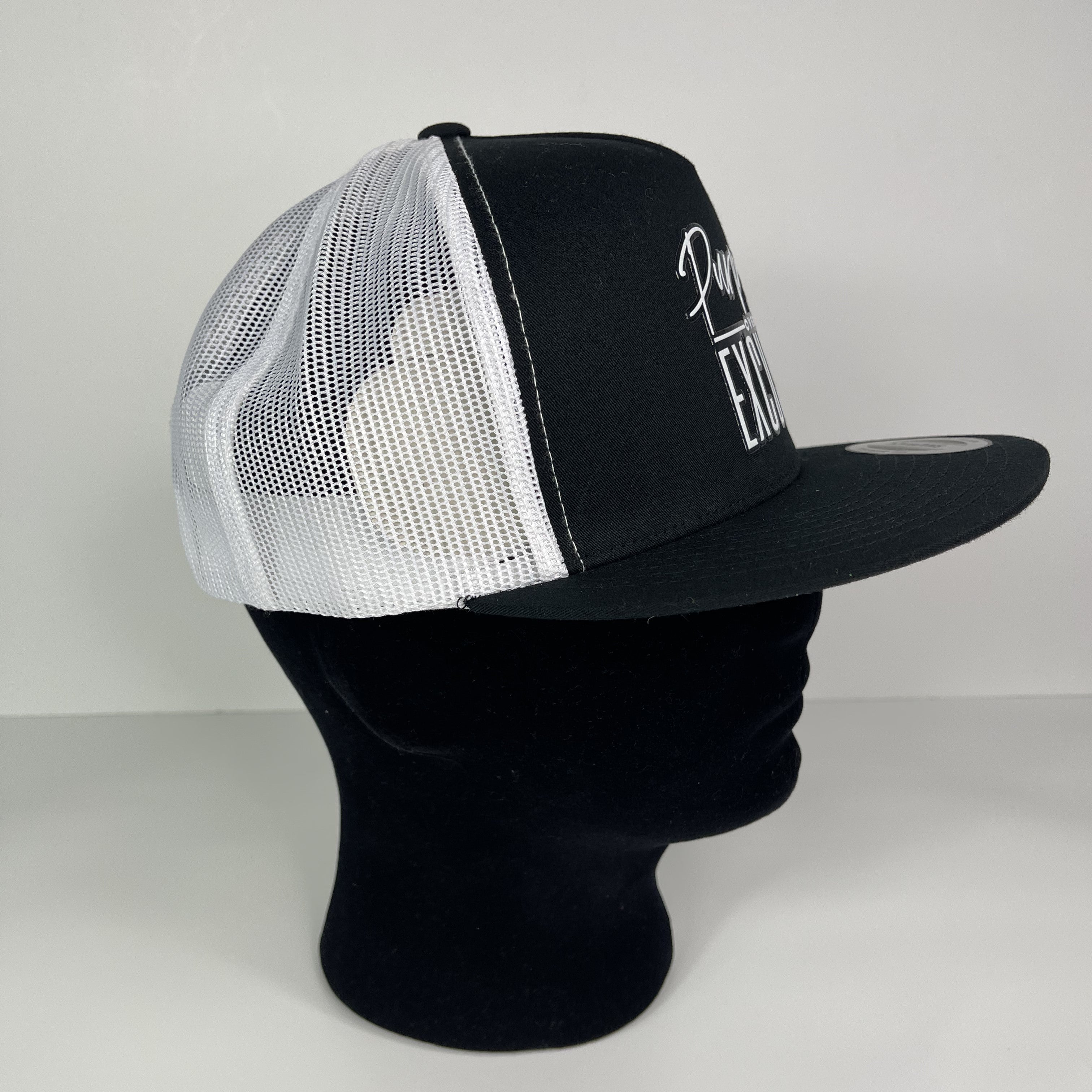 PURPOSE OVER EXCUSES SNAPBACK BLACK/WHITE