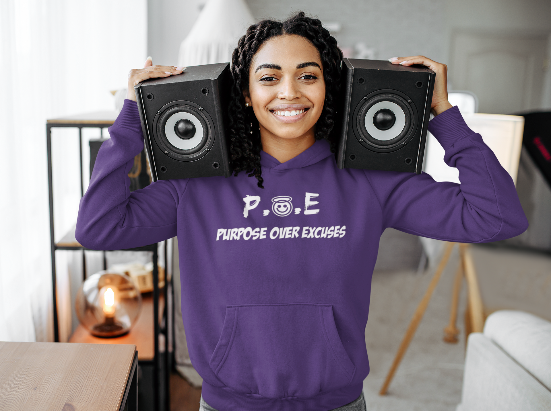 P.O.E Hoodie Purple Classic
