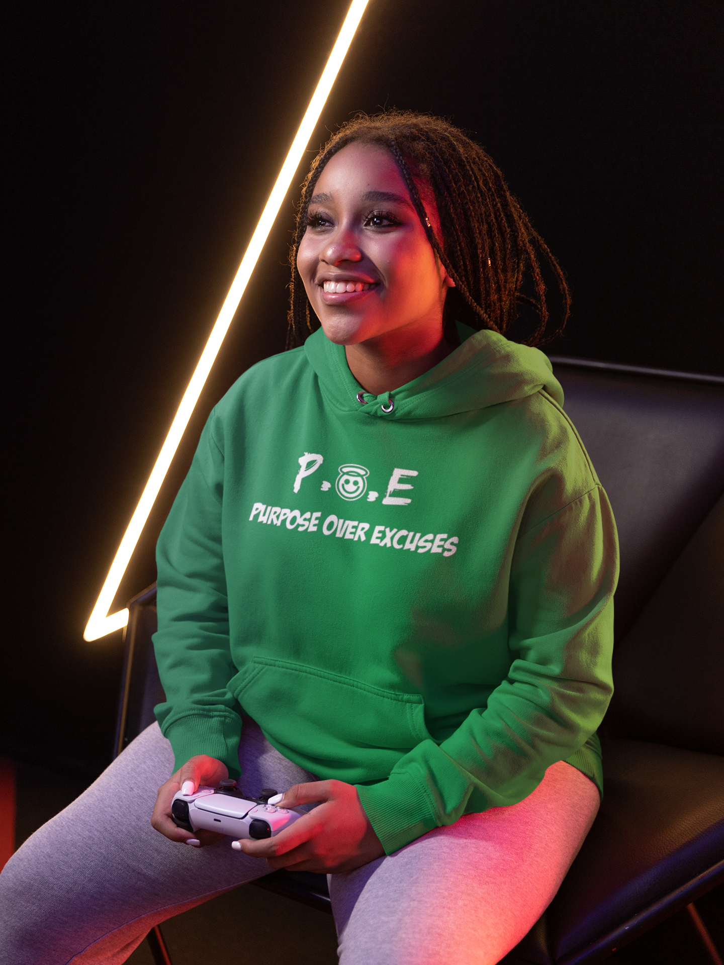 P.O.E Hoodie Irish Green Classic