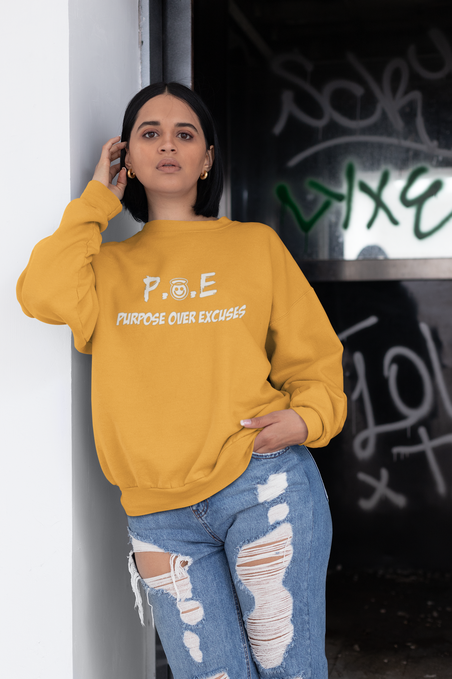 P.O.E Sweatshirt Gold Classic