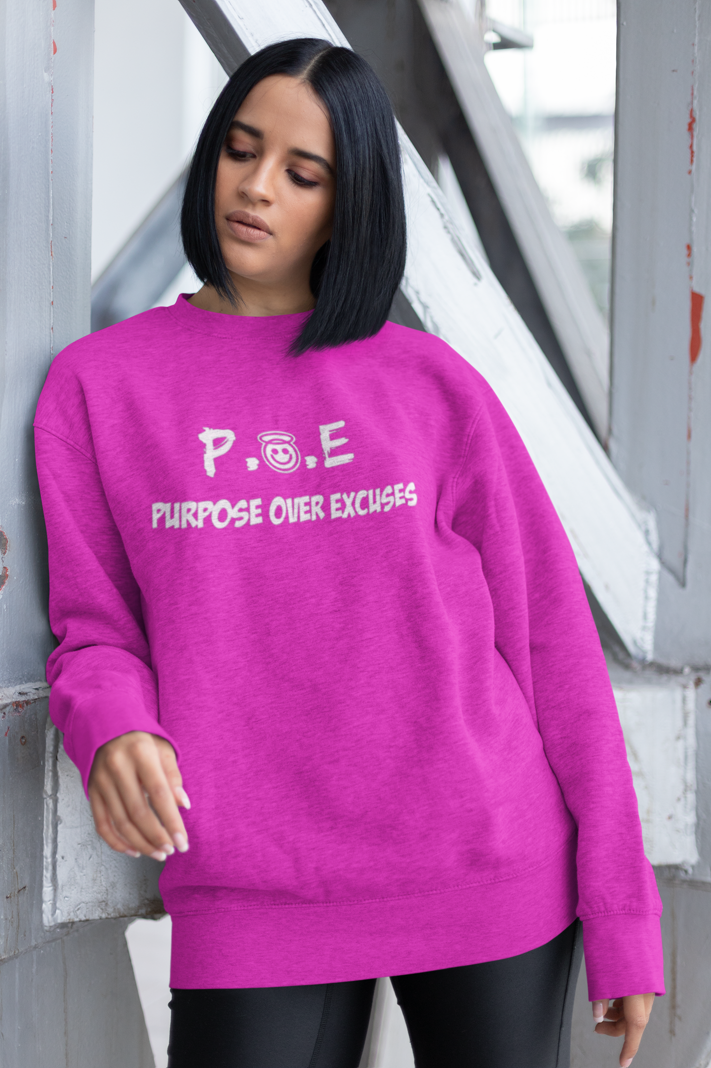 P.O.E Sweatshirt Helicona Pink Classic