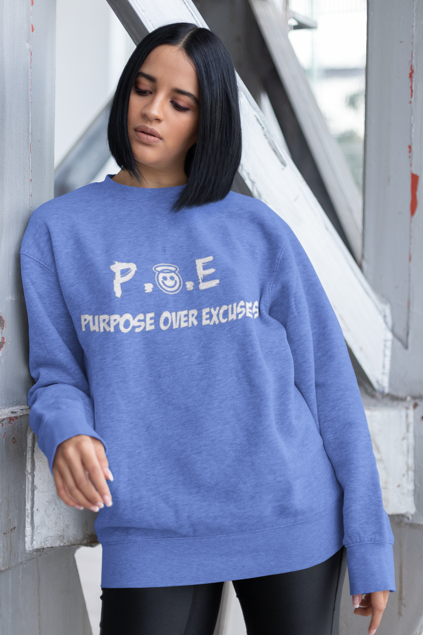 P.O.E Sweatshirt Carolina Blue Classic