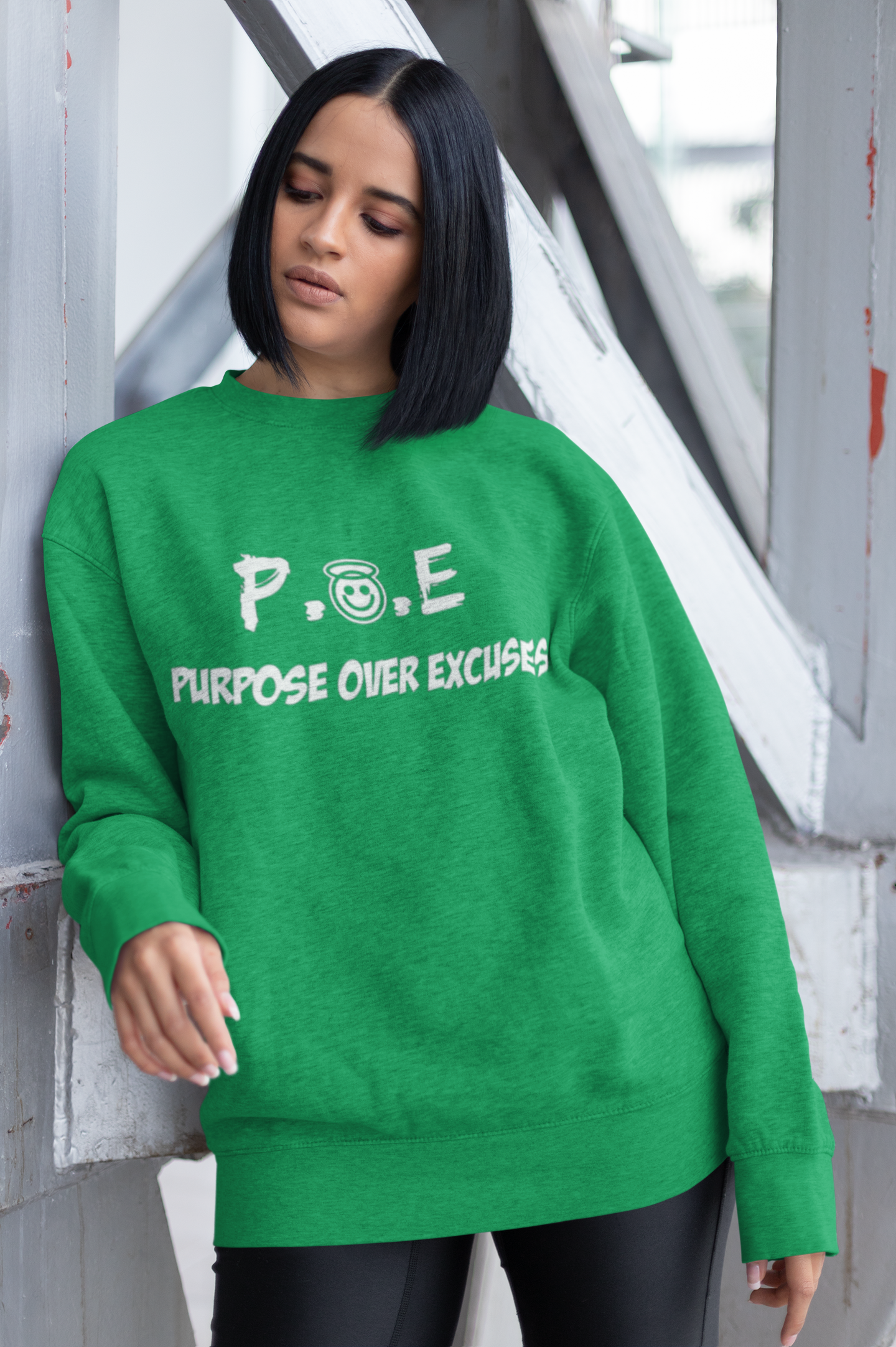 P.O.E Sweatshirt Irish Green Classic